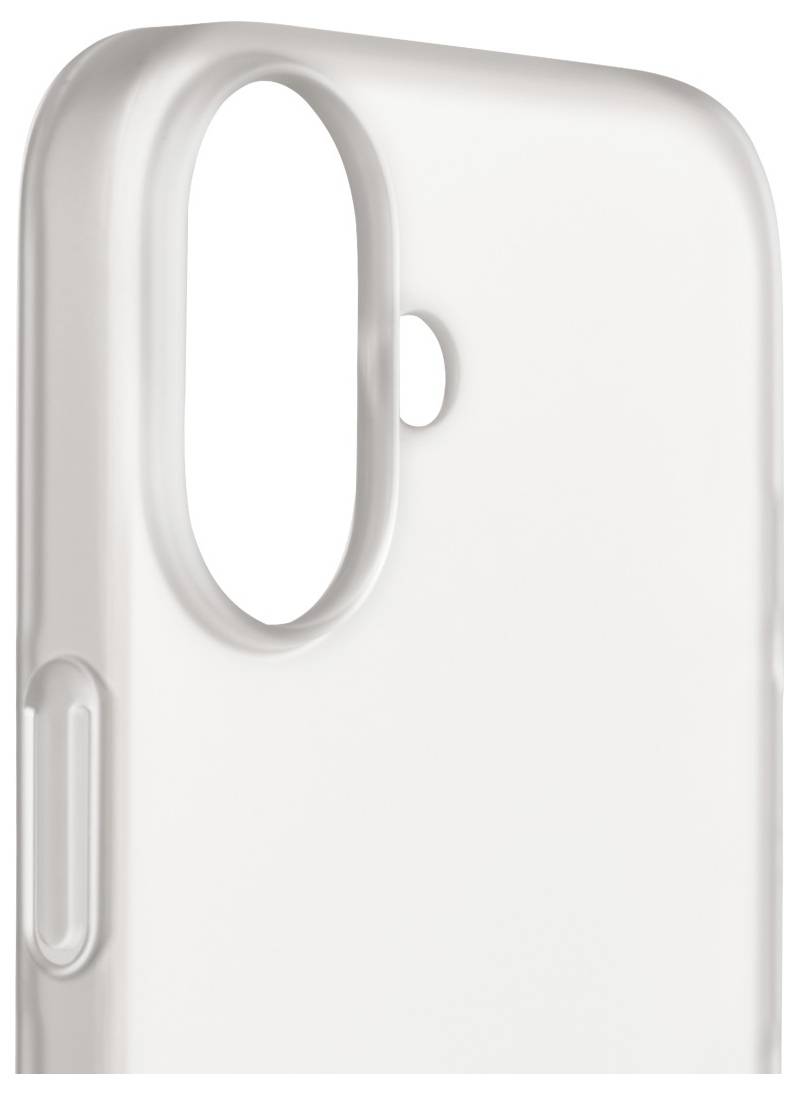 Étui de téléphone transparent avec découpes pour caméra, boutons et ports, conçu pour protéger et épouser parfaitement les contours d'un smartphone.