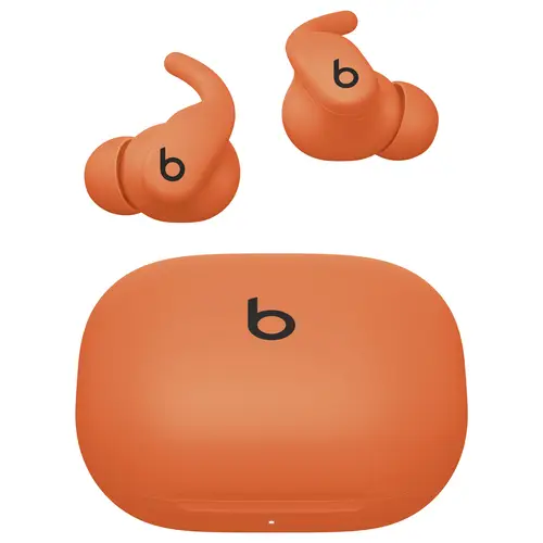 Beats Powerbeats Fit Écouteurs intra-auriculaires orange criard Noise Cancelling boîtier de charge pour le sport Beats Powerbeats Fit Écouteurs intra-auriculaires orange criard Noise Cancelling boîtier de charge pour le sport