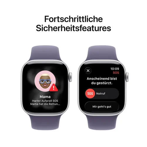 Apple Watch Series 11 GPS 42 mm boîtier en aluminium bracelet de sport violet brumeux S/M Apple Watch Series 11 GPS 42 mm boîtier en aluminium bracelet de sport violet brumeux S/M