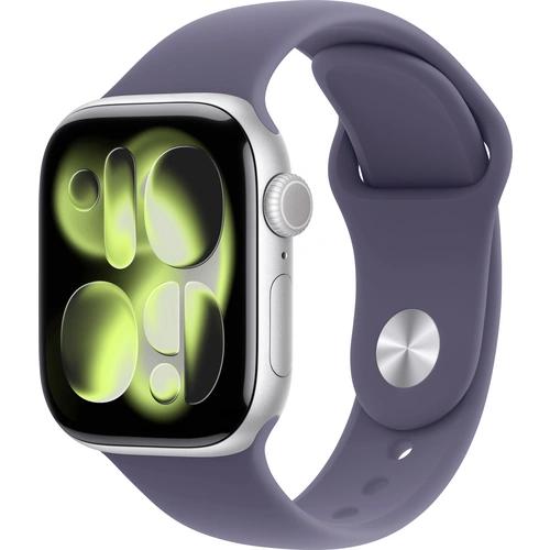 Apple Watch Series 11 GPS 42 mm boîtier en aluminium bracelet de sport violet brumeux S/M Apple Watch Series 11 GPS 42 mm boîtier en aluminium bracelet de sport violet brumeux S/M