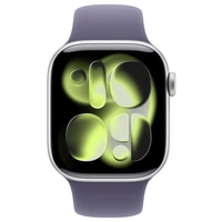 Apple Watch Series 11 GPS 42 mm boîtier en aluminium bracelet de sport violet brumeux S/M Apple Watch Series 11 GPS 42 mm boîtier en aluminium bracelet de sport violet brumeux S/M