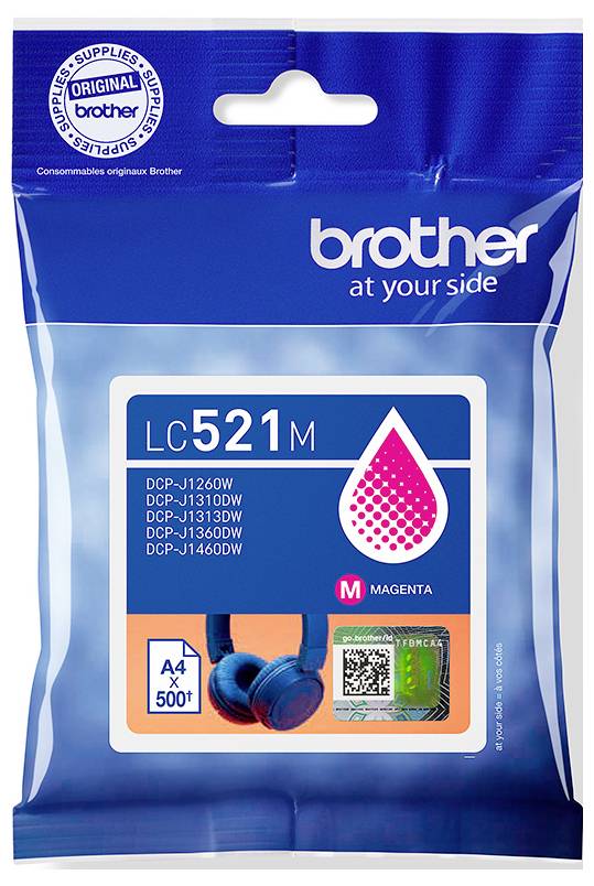 Brother Encre Brother LC521M - Magenta - original - Ki d'origine magenta LC521M