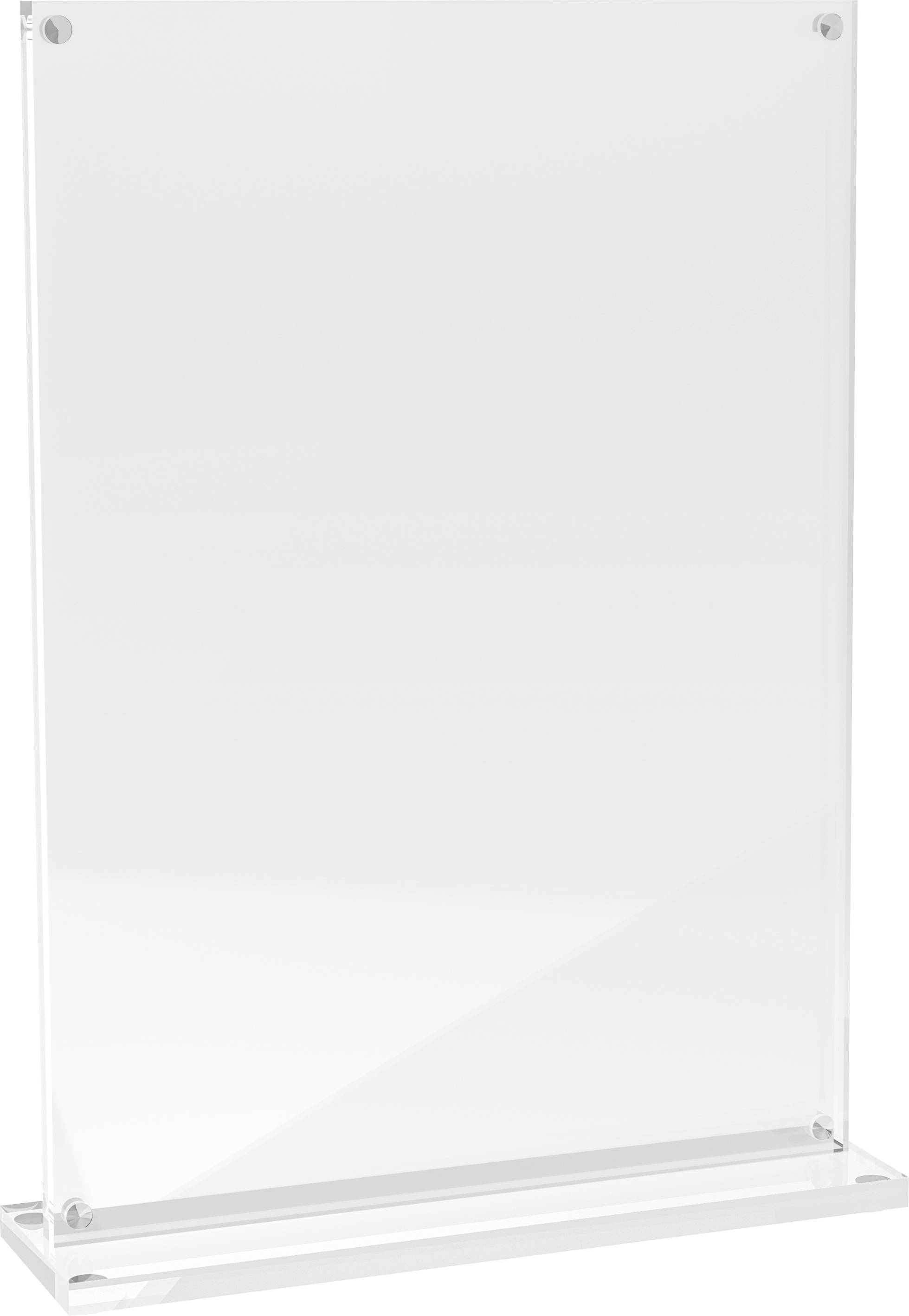 Maul 1948205 MAULvision Présentoir de table forme de T Utilisation pour format de papier: DIN A5 transparent 1 pc(s)