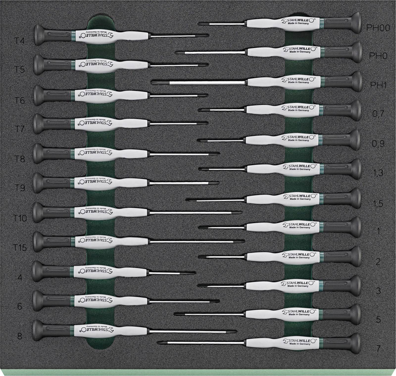 Stahlwille TCS 4751-4754/8/3/4/8 Jeu de tournevis