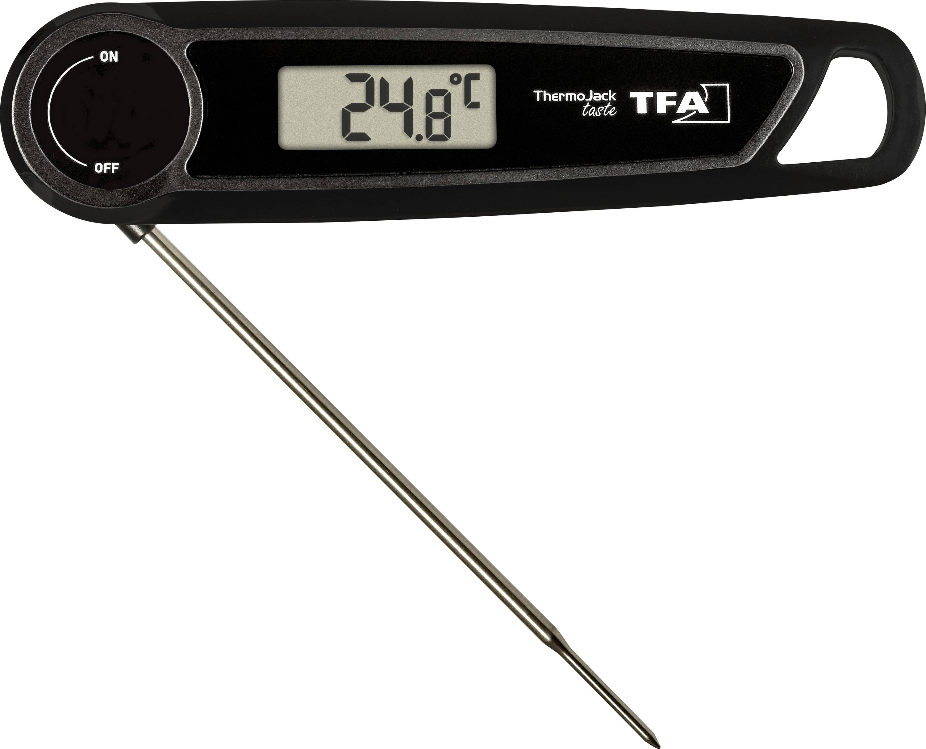 TFA Dostmann THERMO JACK TASTE Thermomètre de barbecue noir