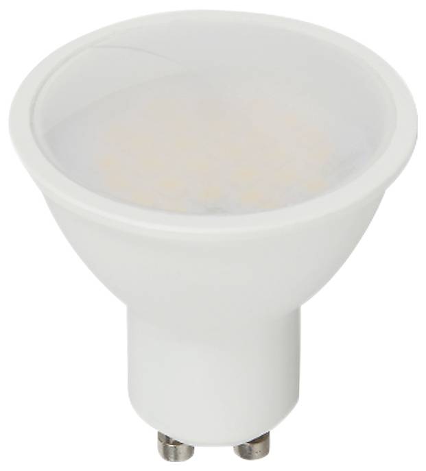 V-TAC 218786 LED SMD CEE F (A - G) GU10 10 W = 70 W blanc chaud