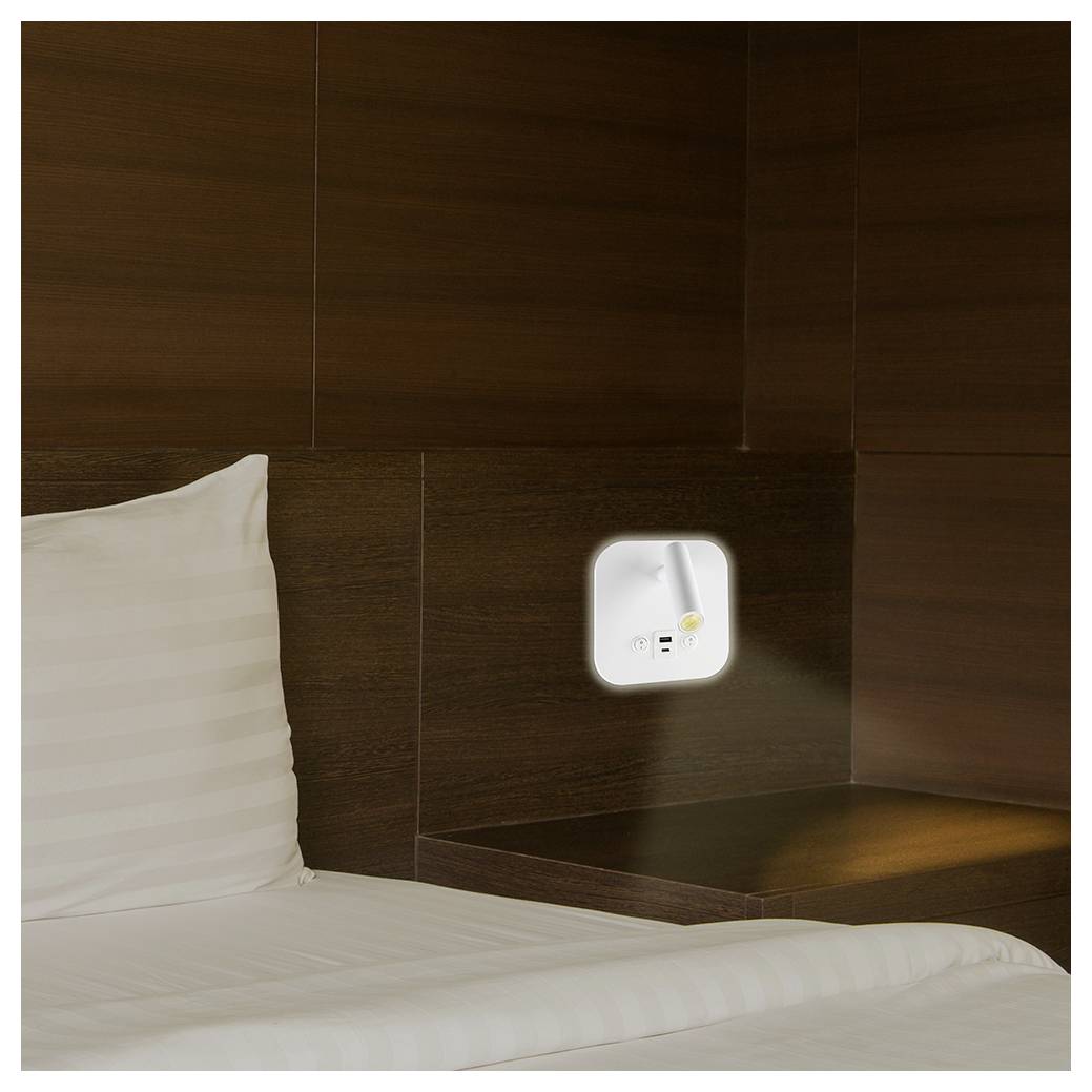 V-TAC 240026 Lampe de chevet 8 W blanc chaud CEE: F (A - G)