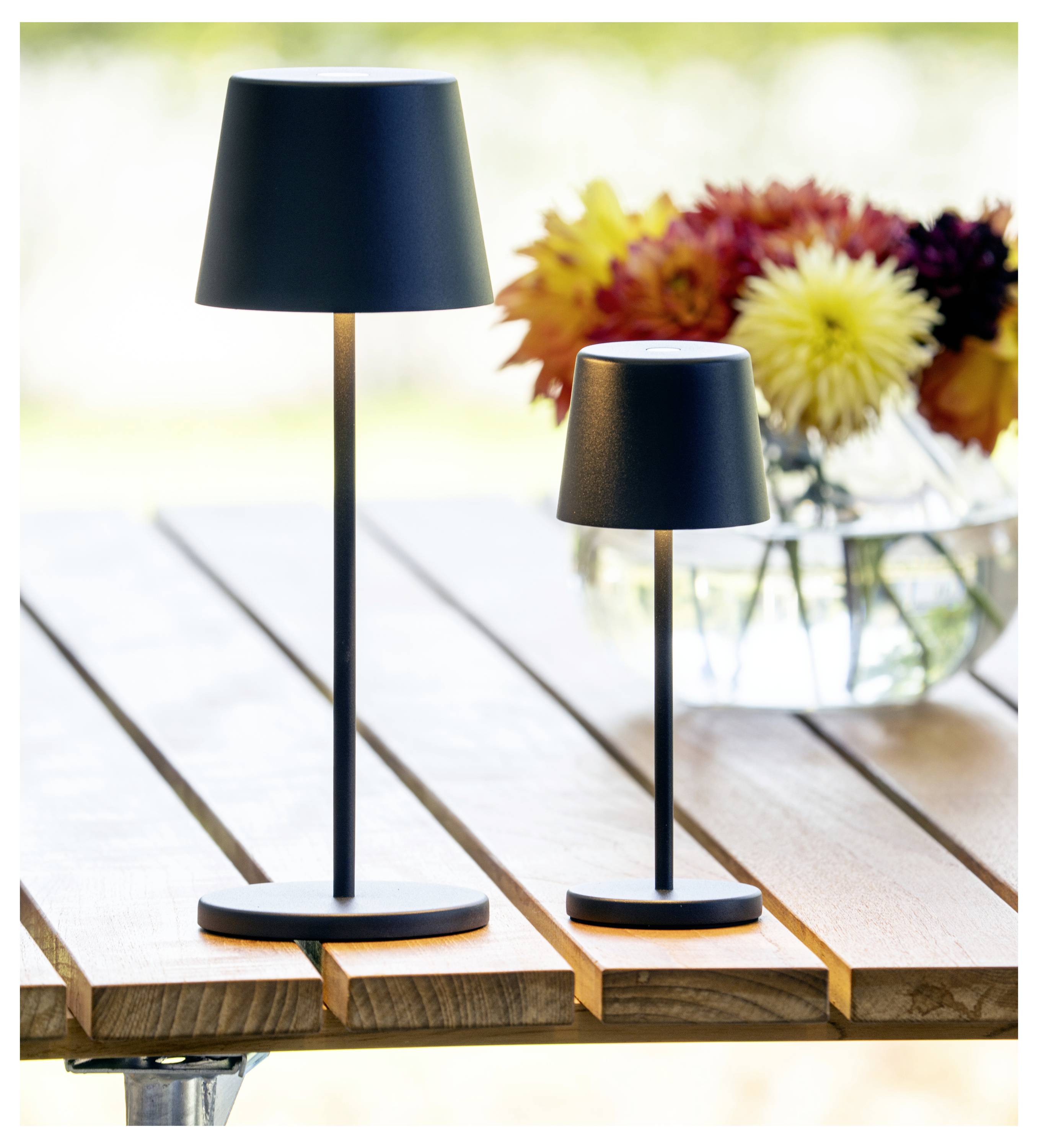 Konstsmide 7888-750 Vence Lampe de poche LED sans fil noir