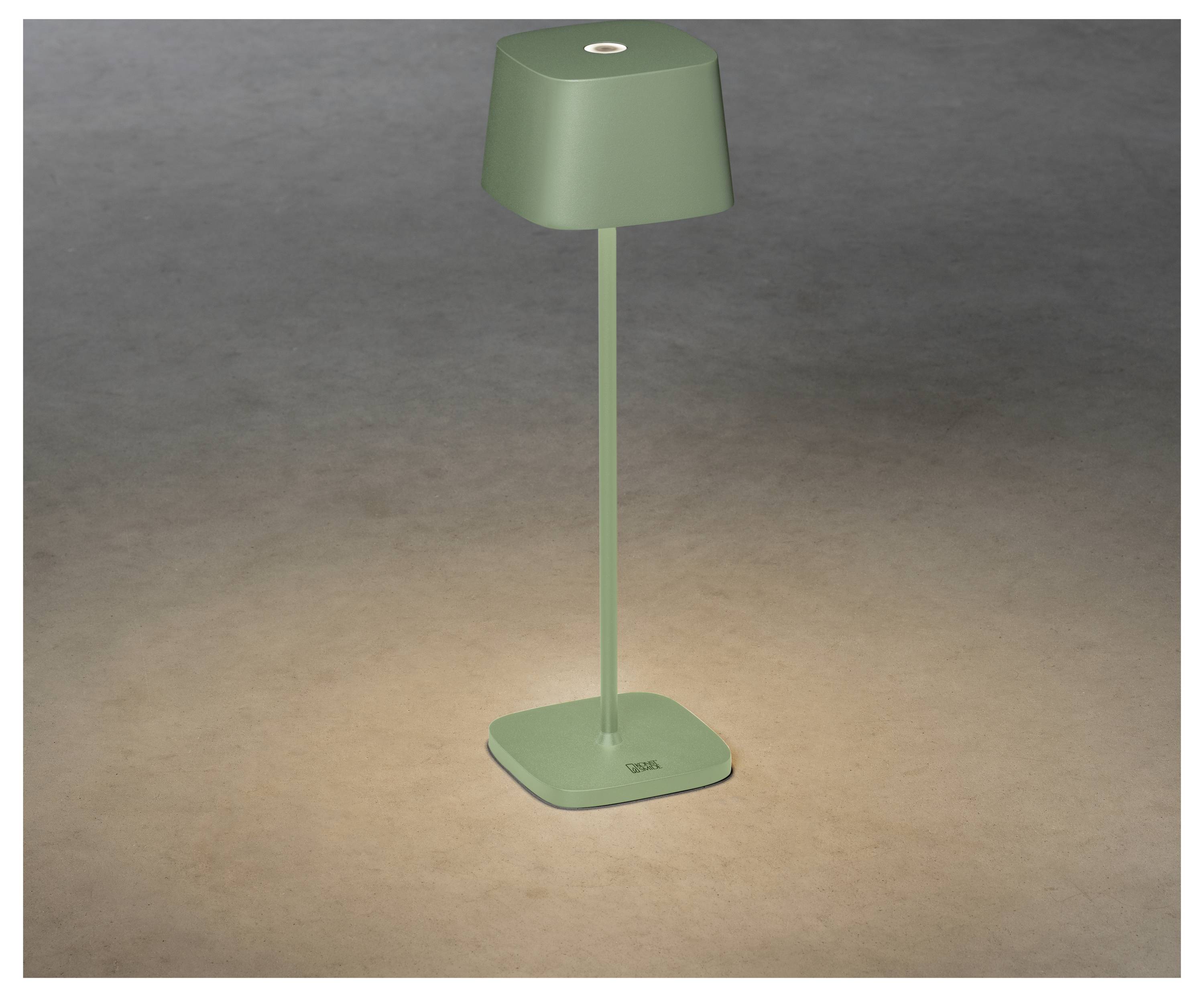 Konstsmide 7814-630 Capri Lampe de poche LED sans fil vert-gris