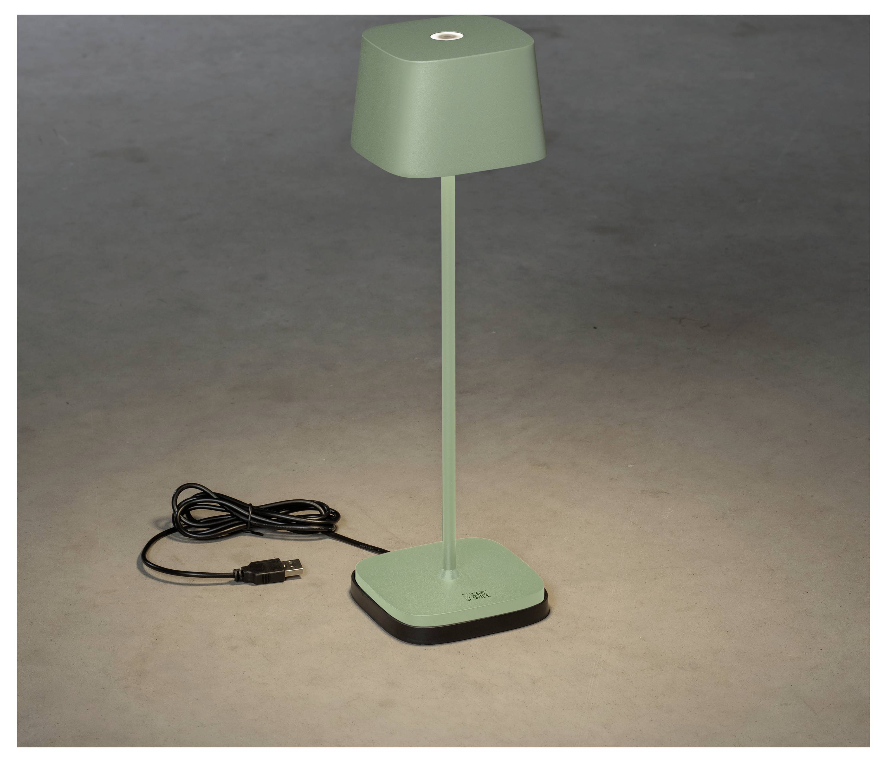 Konstsmide 7814-630 Capri Lampe de poche LED sans fil vert-gris