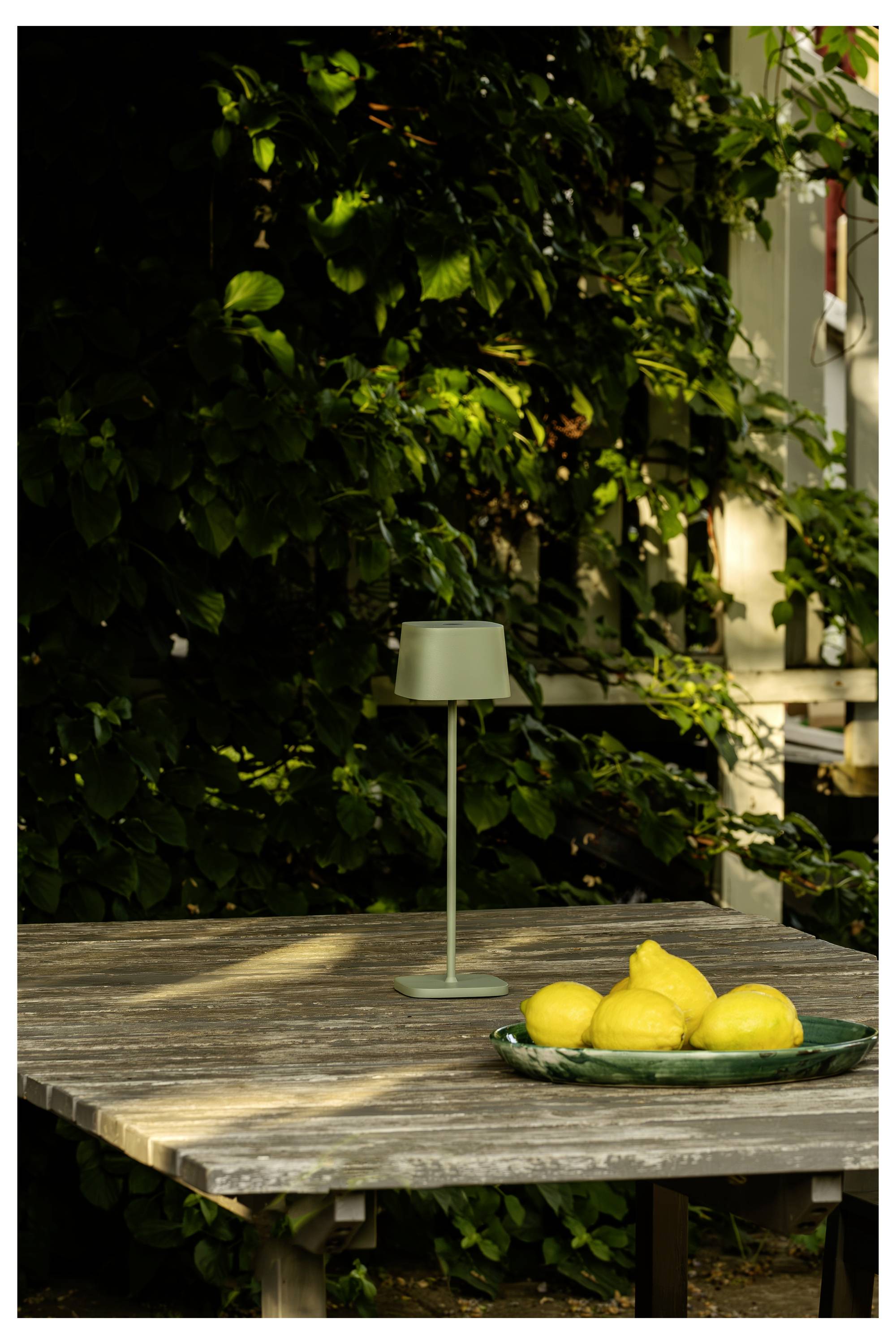 Konstsmide 7814-630 Capri Lampe de poche LED sans fil vert-gris