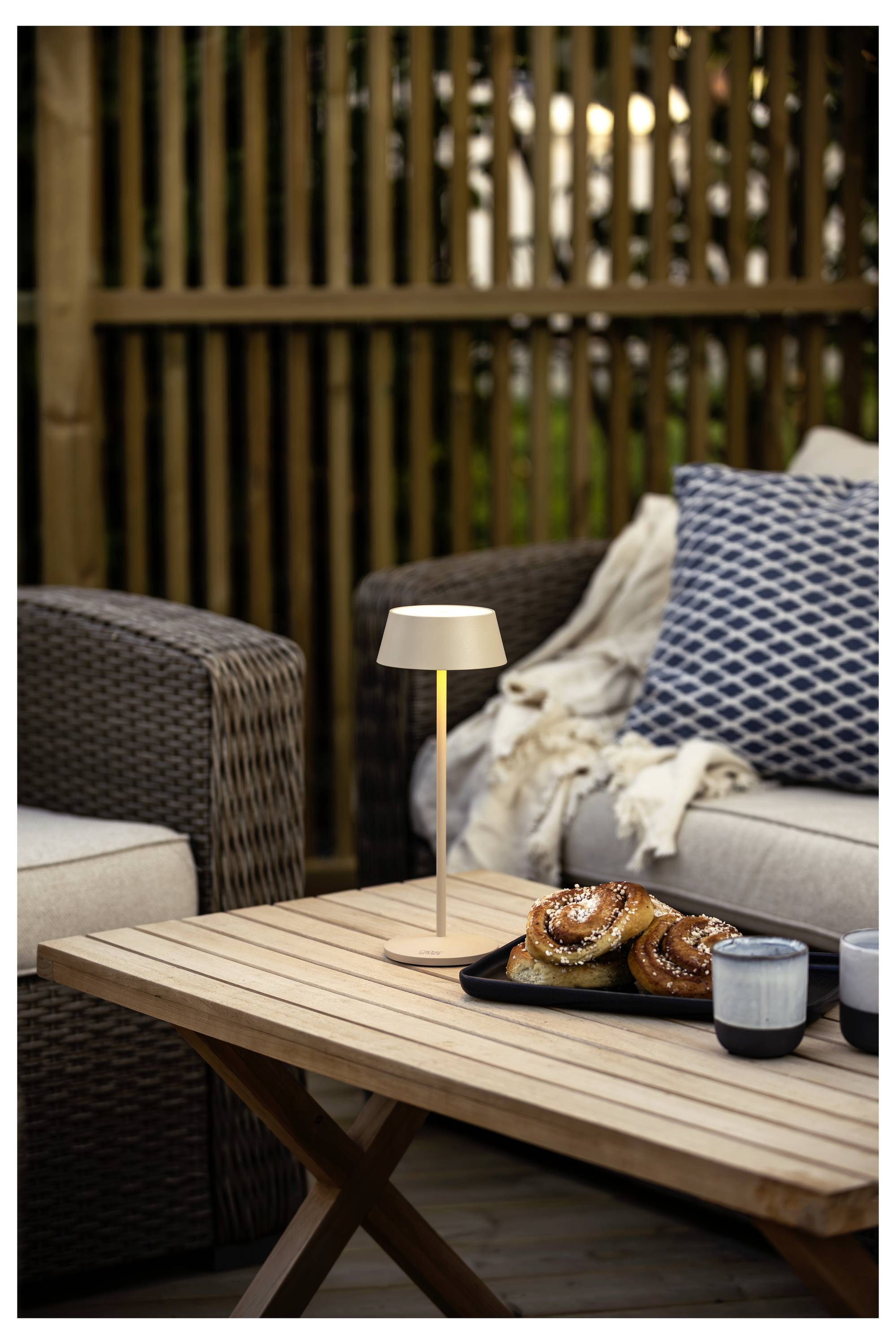 Konstsmide 7839-330 Menton Lampe de poche LED sans fil sable