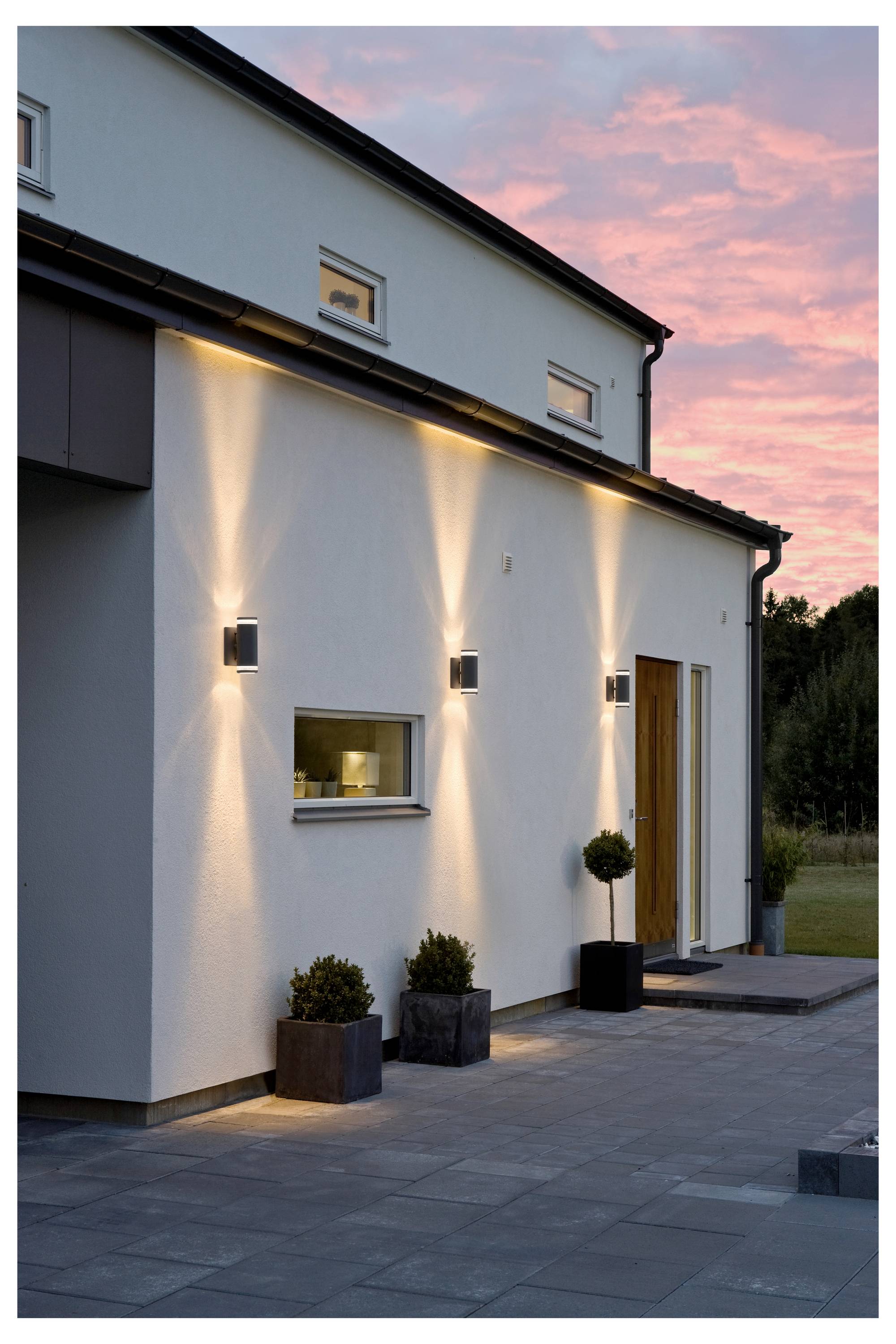 Konstsmide Modena 7512-750 Applique extérieure GU10 70 W noir