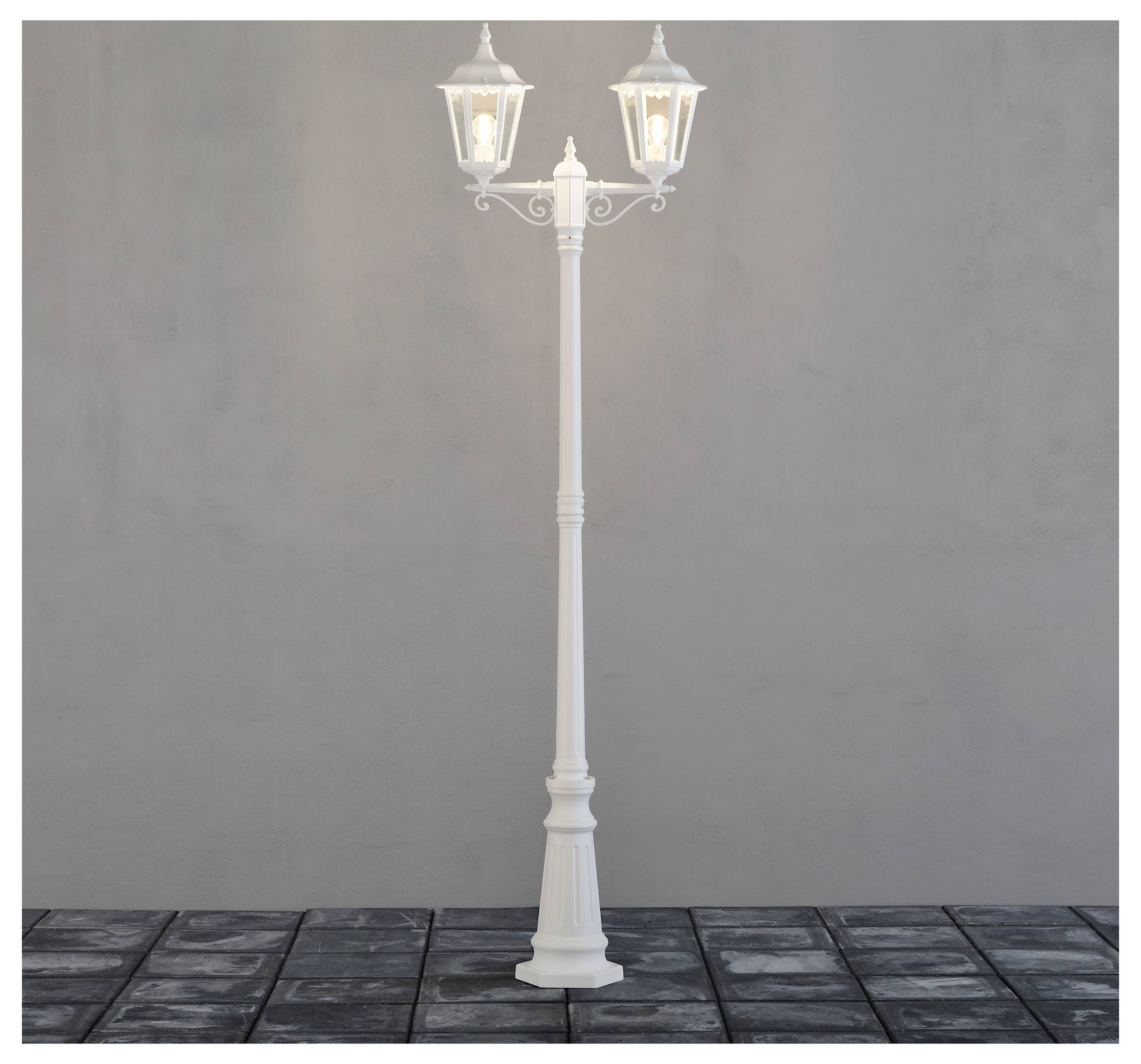 Lampadaire extérieur Konstsmide 7234-250 Firenze E27 200 W blanc