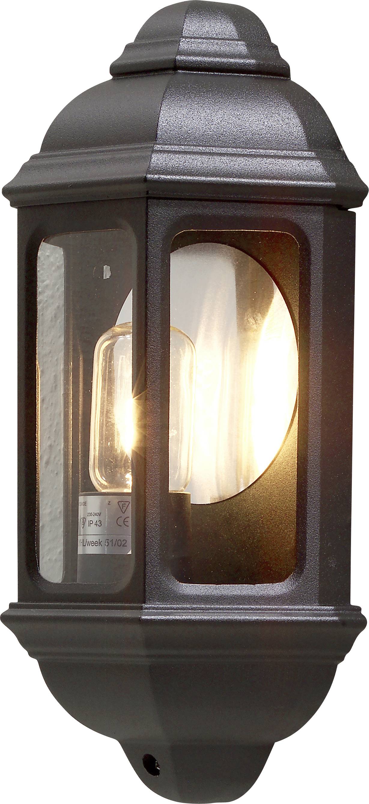 Konstsmide Cagliari 7011-750 Applique extérieure E27 100 W noir