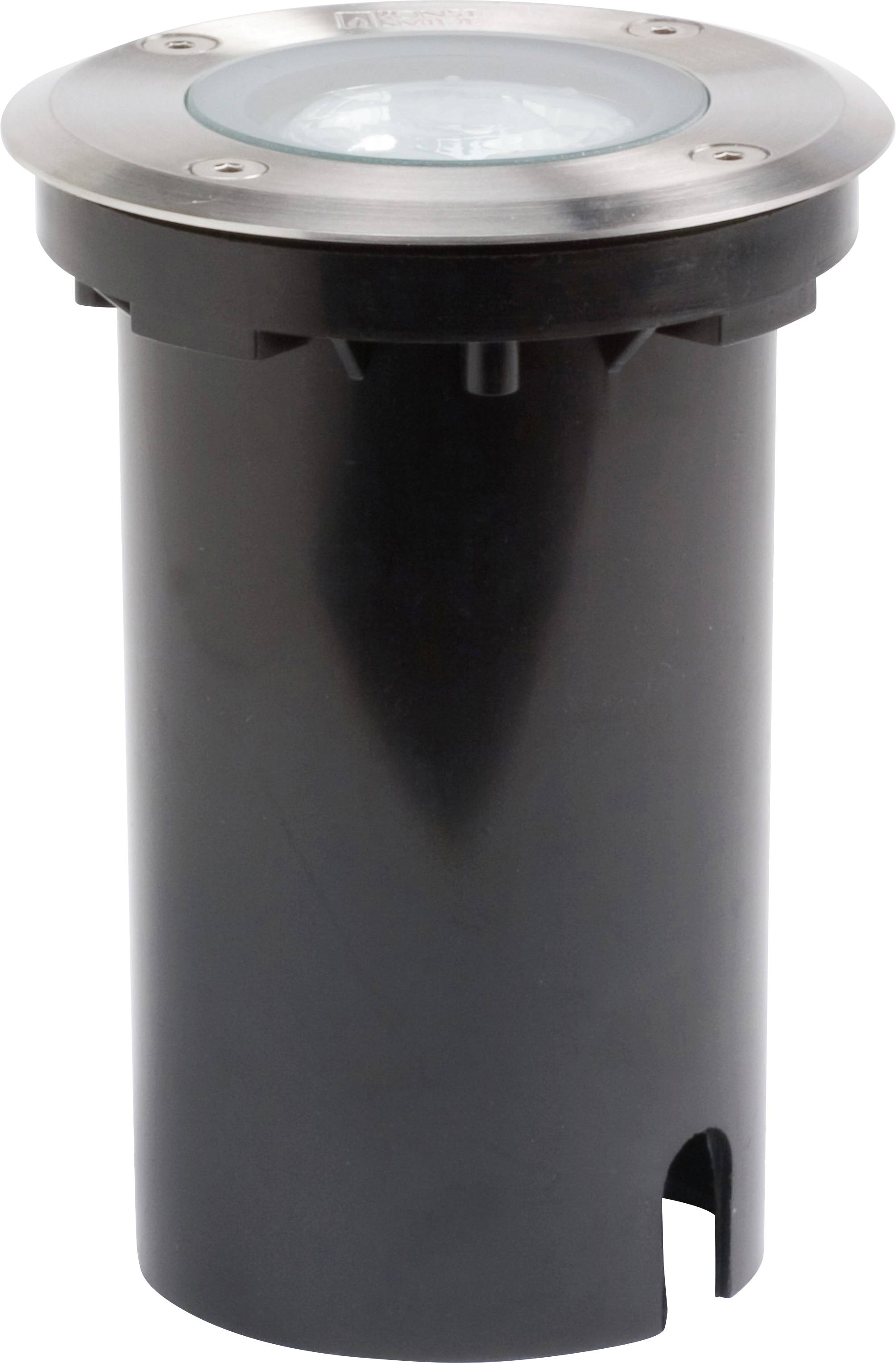 Konstsmide 7606-000 Éclairage encastré dans le sol, Luminaire extérieur encastrable GU10 7 W acier inoxydable