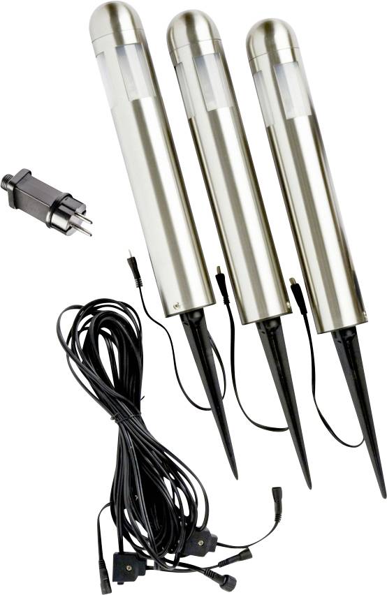 Konstsmide 7451-000 Amalfi Projecteur à LED de jardin CEE: G (A - G) G4 1.8 W acier inoxydable