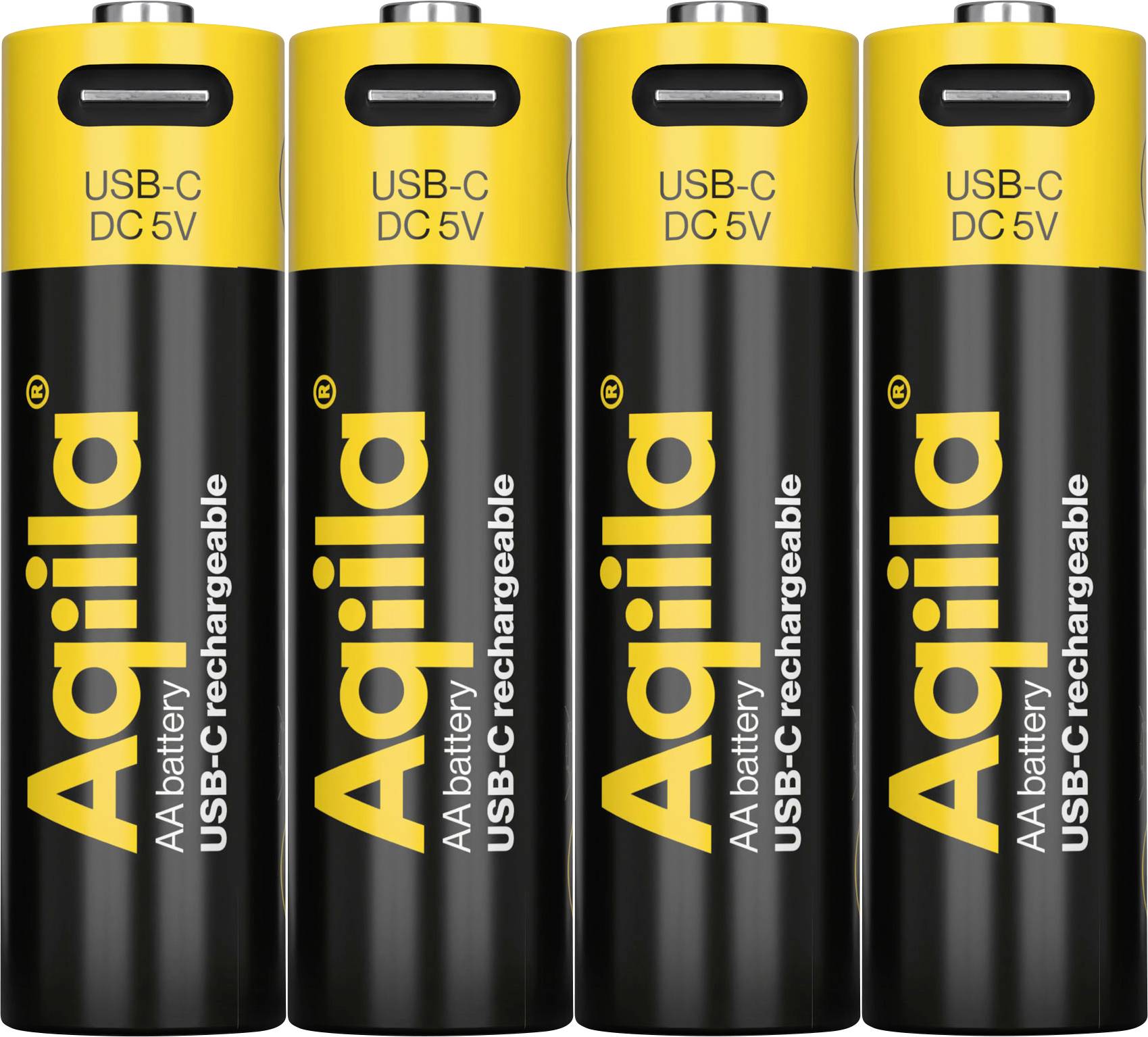 Aqiila AA Batterie USB-C® Li-Ion 2000 mAh 1.5 V 4 pc(s)