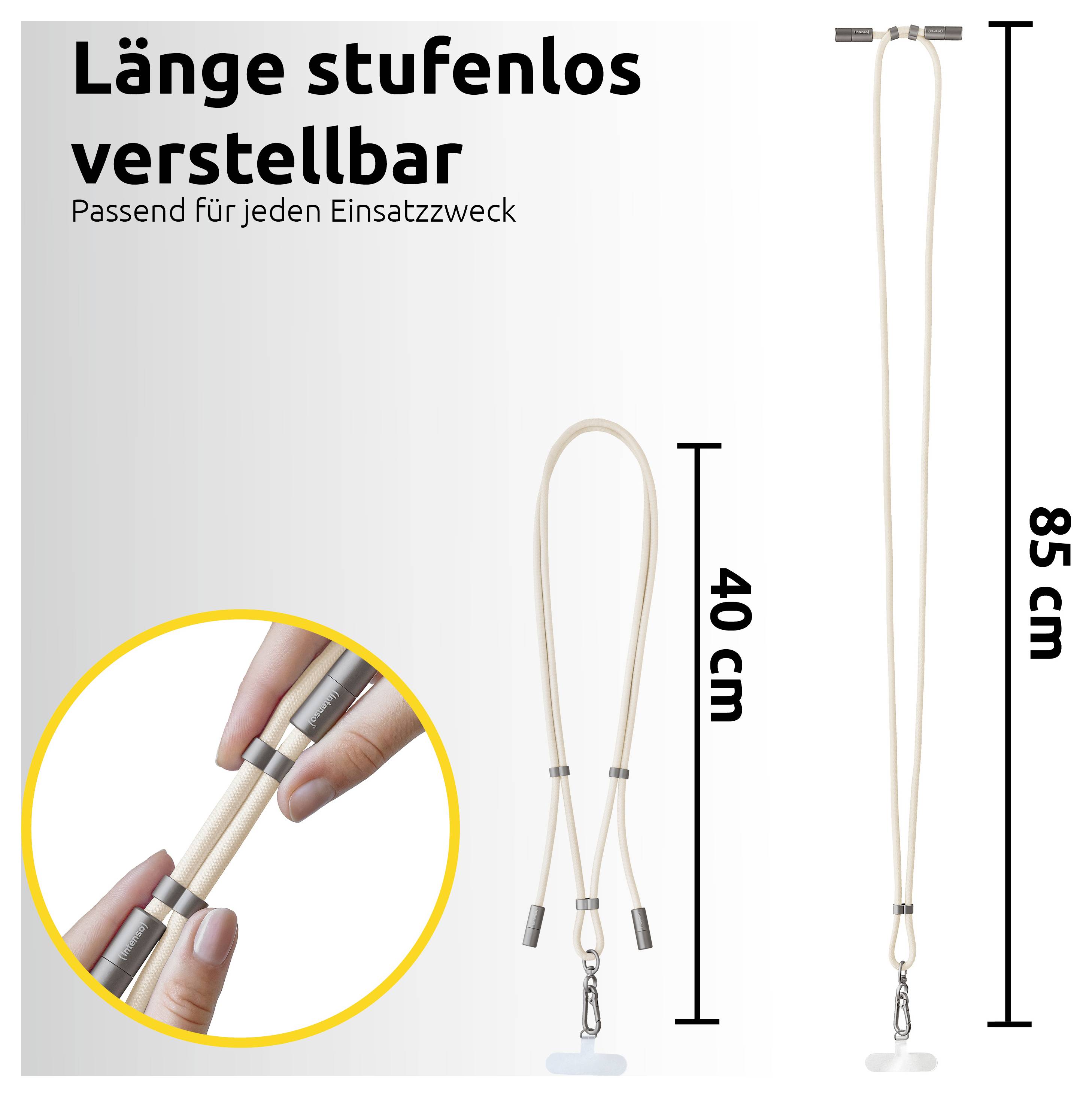 Intenso Câble USB-C USB 2.0 USB-C® mâle, USB-C® mâle 1.65 m beige Chaîne pour téléphone portable 7991001 Câble de données, Câble