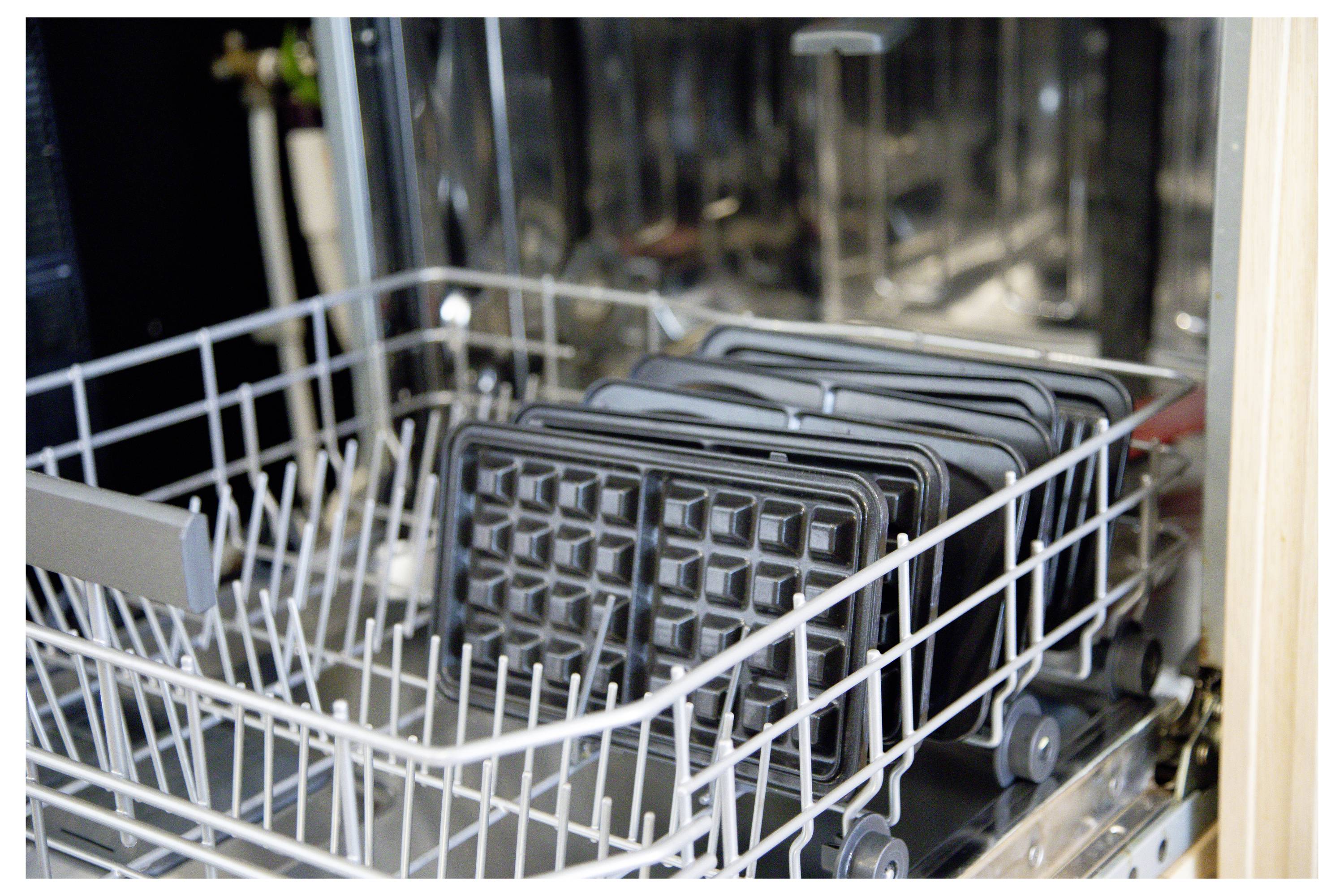 DOMO SANDWICH-WAFFLE-GRILL 3-IN-1 Gaufrier vert cendré