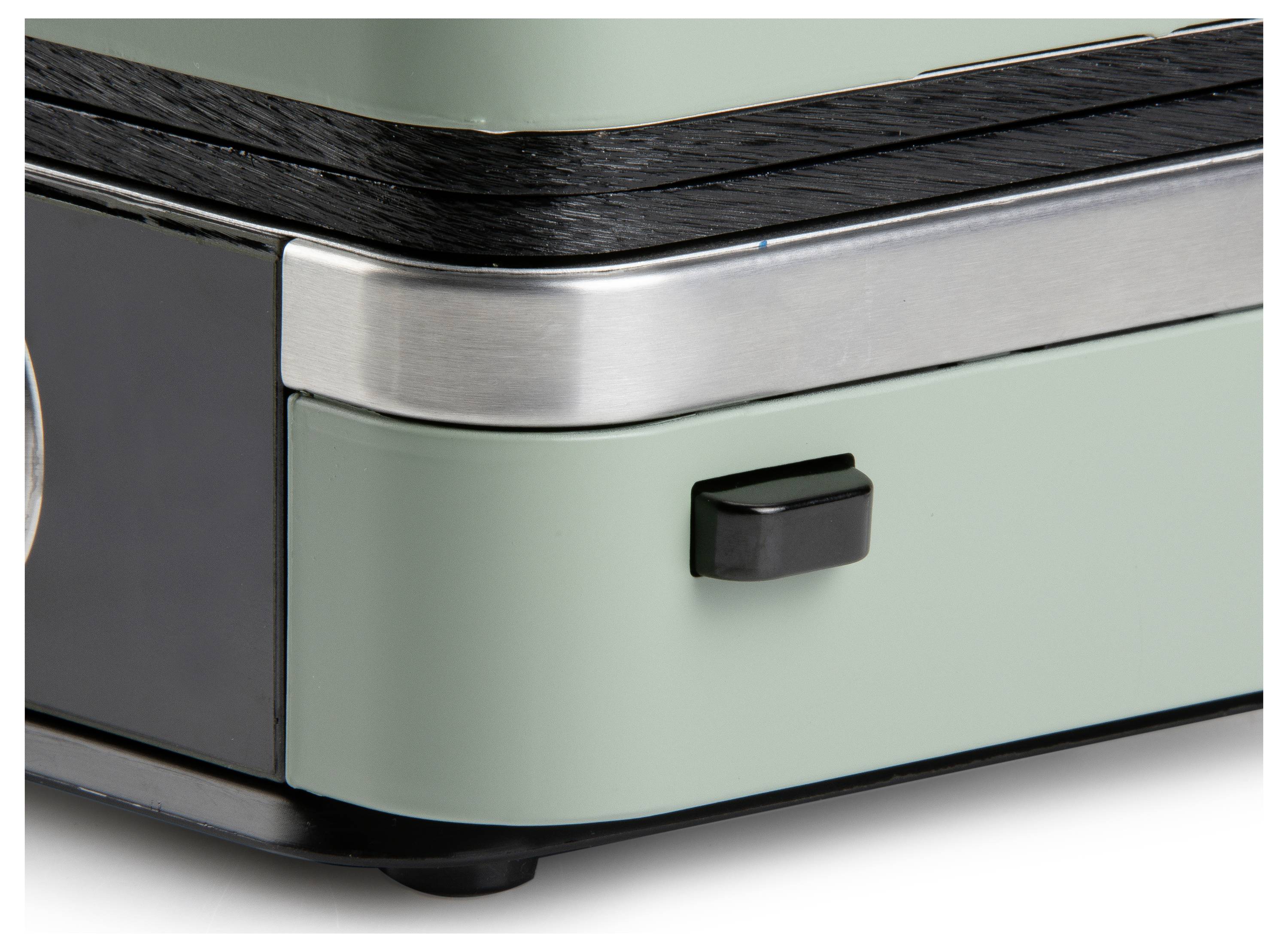 DOMO SANDWICH-WAFFLE-GRILL 3-IN-1 Gaufrier vert cendré