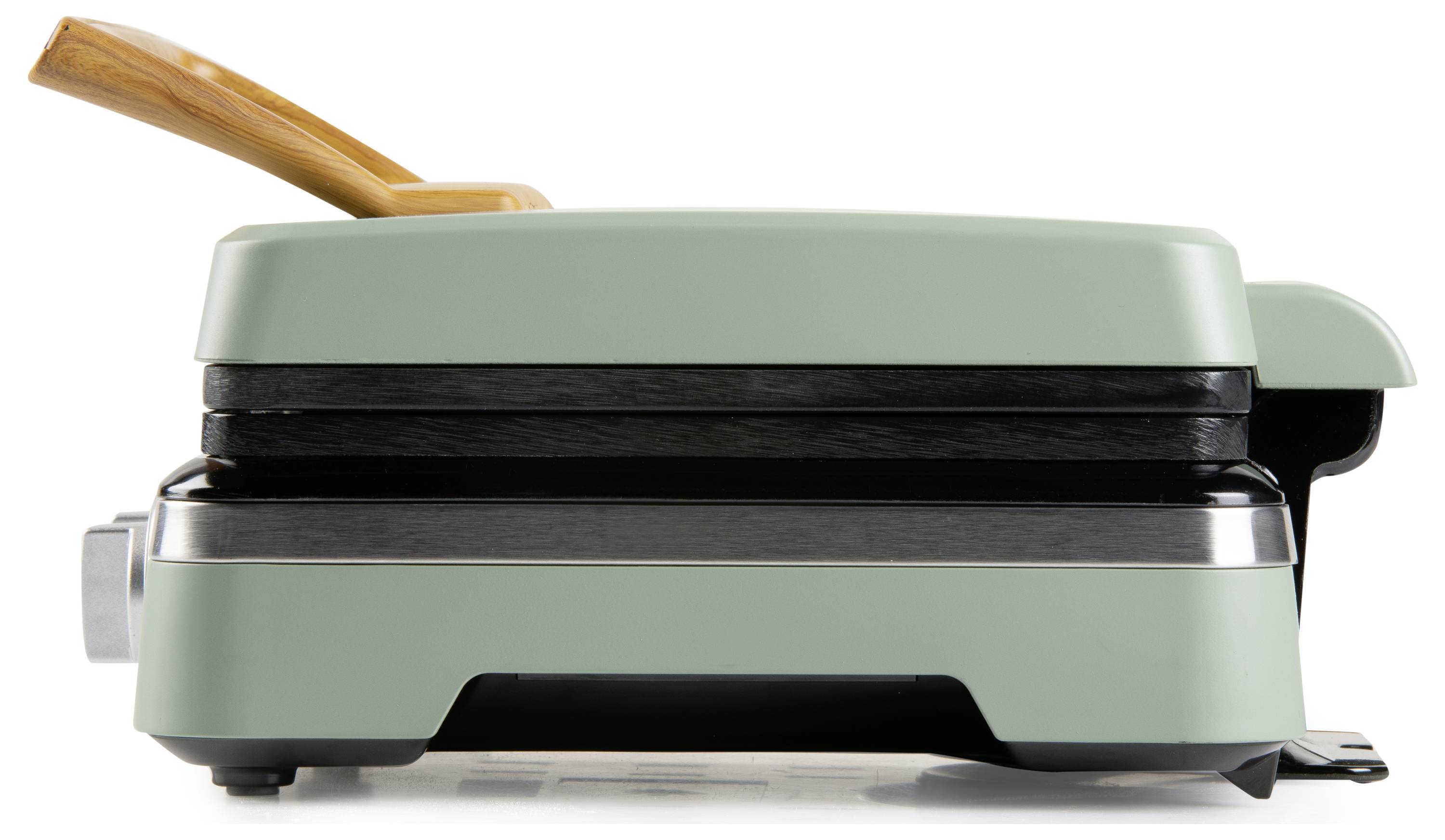 DOMO WAFFELMAKER Gaufrier vert cendré