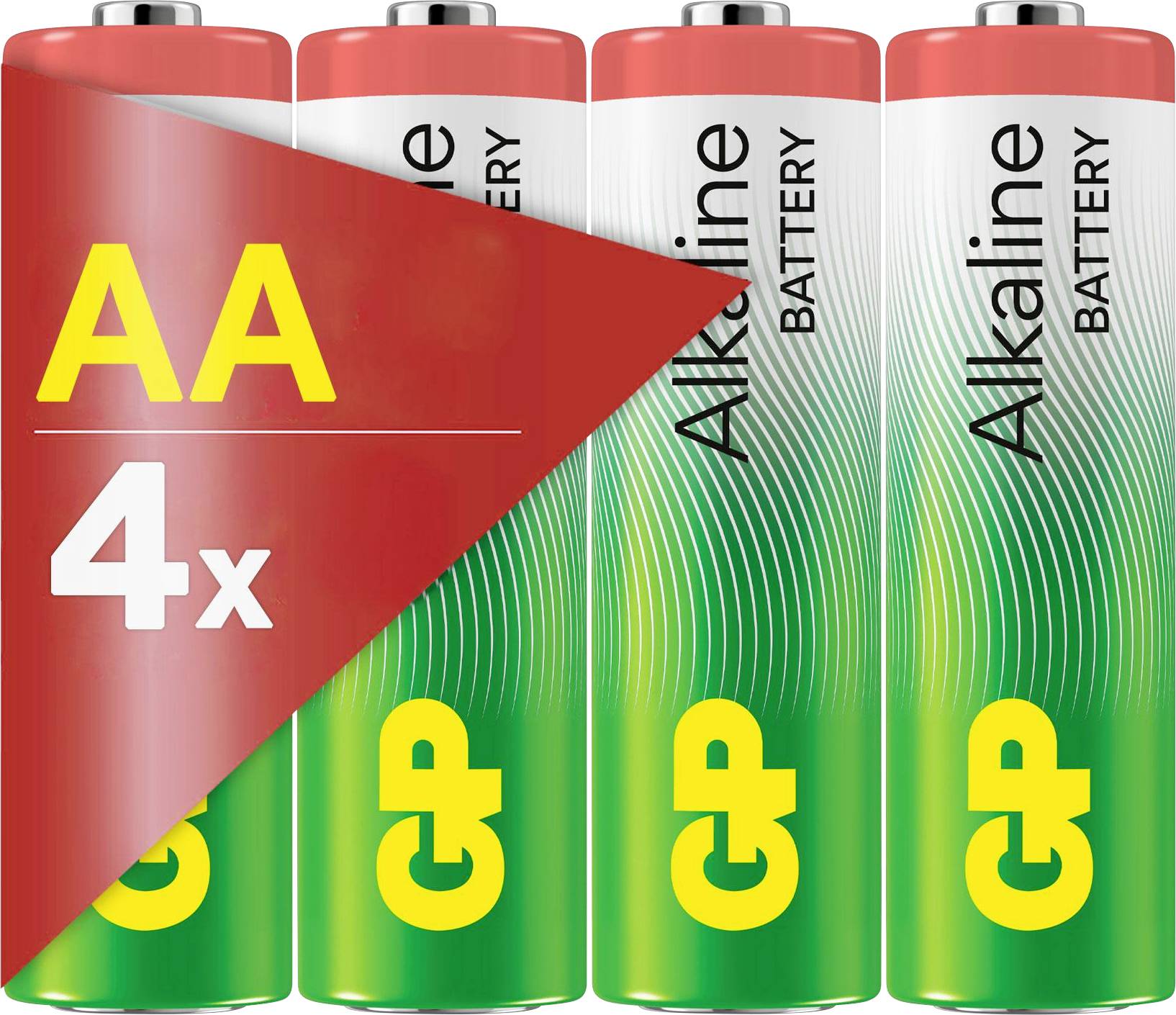 GP AA Batterie GP Alkaline 1,5V 4 Stück Pile LR6 (AA) 1.5 V 4 pc(s)