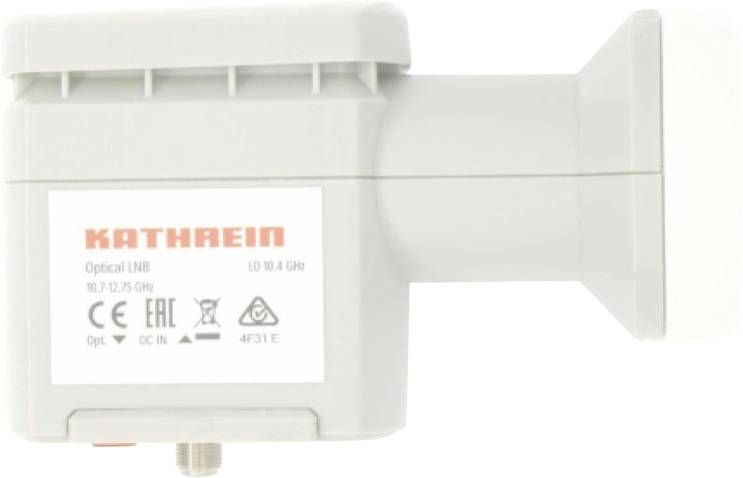 Kathrein KEL 1310/O Tête LNB optique Capacité de chargement: 40 mm blanc