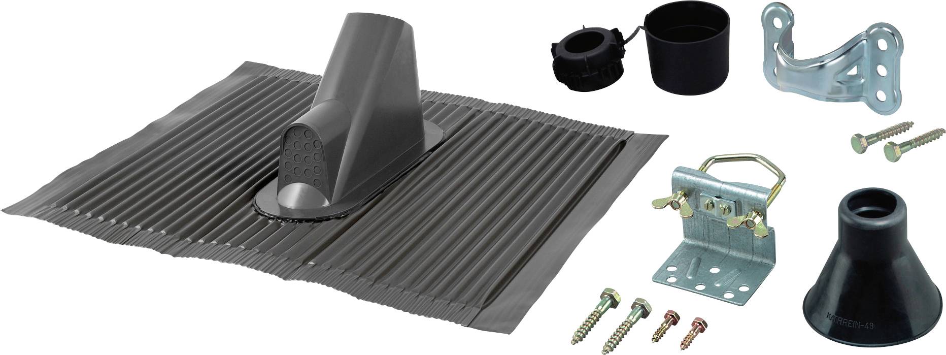 Kathrein ZTS 48sw Set d'étanchéité pour mât Adapté pour diam. de mât (max.): 48 mm noir