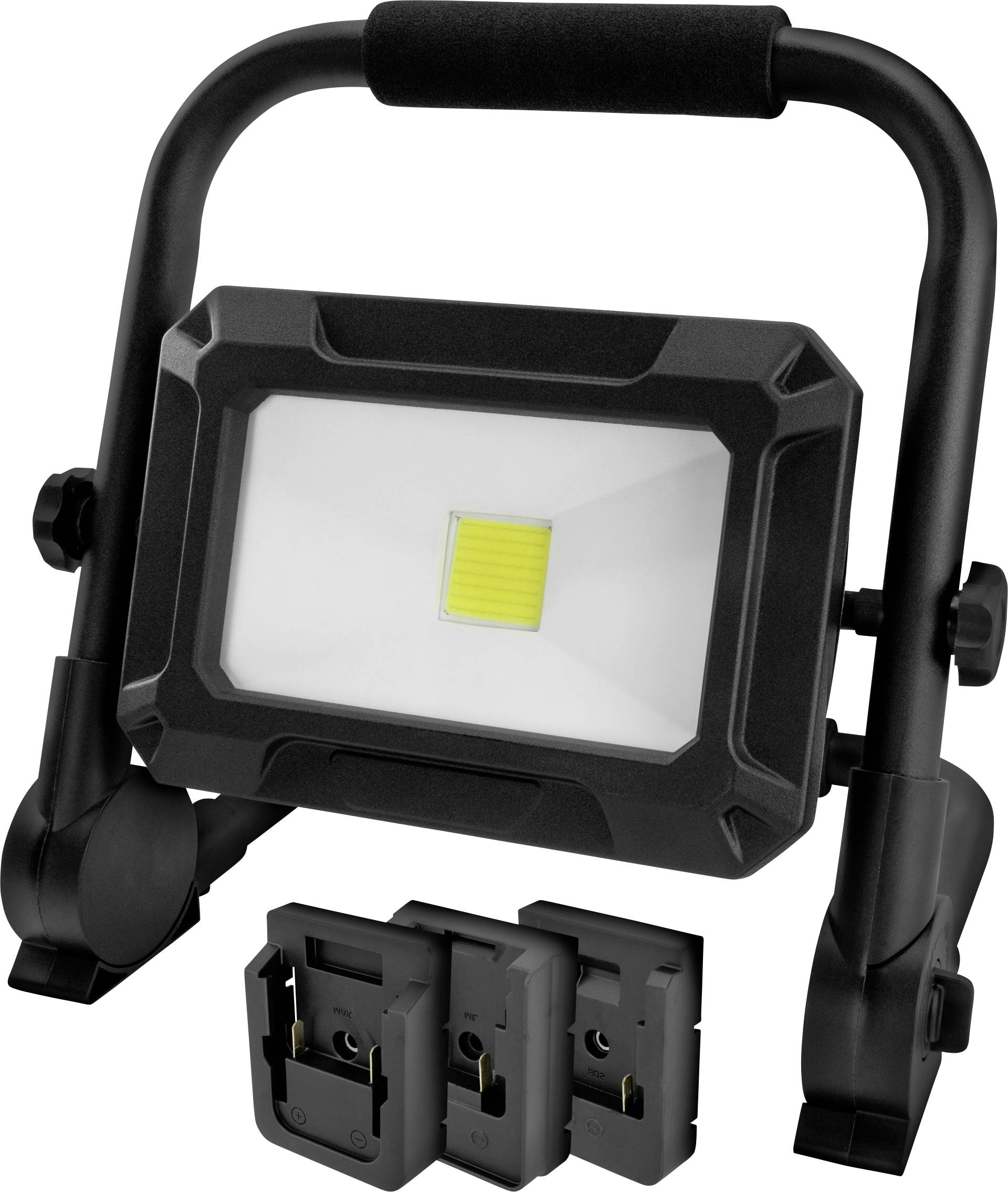 Ansmann 1600-0639 LED Strahler FL30W 18V Powertool-Akkupacks, inkl. Adapterplatten LED COB, Luminaire LED fonctionnant à pile