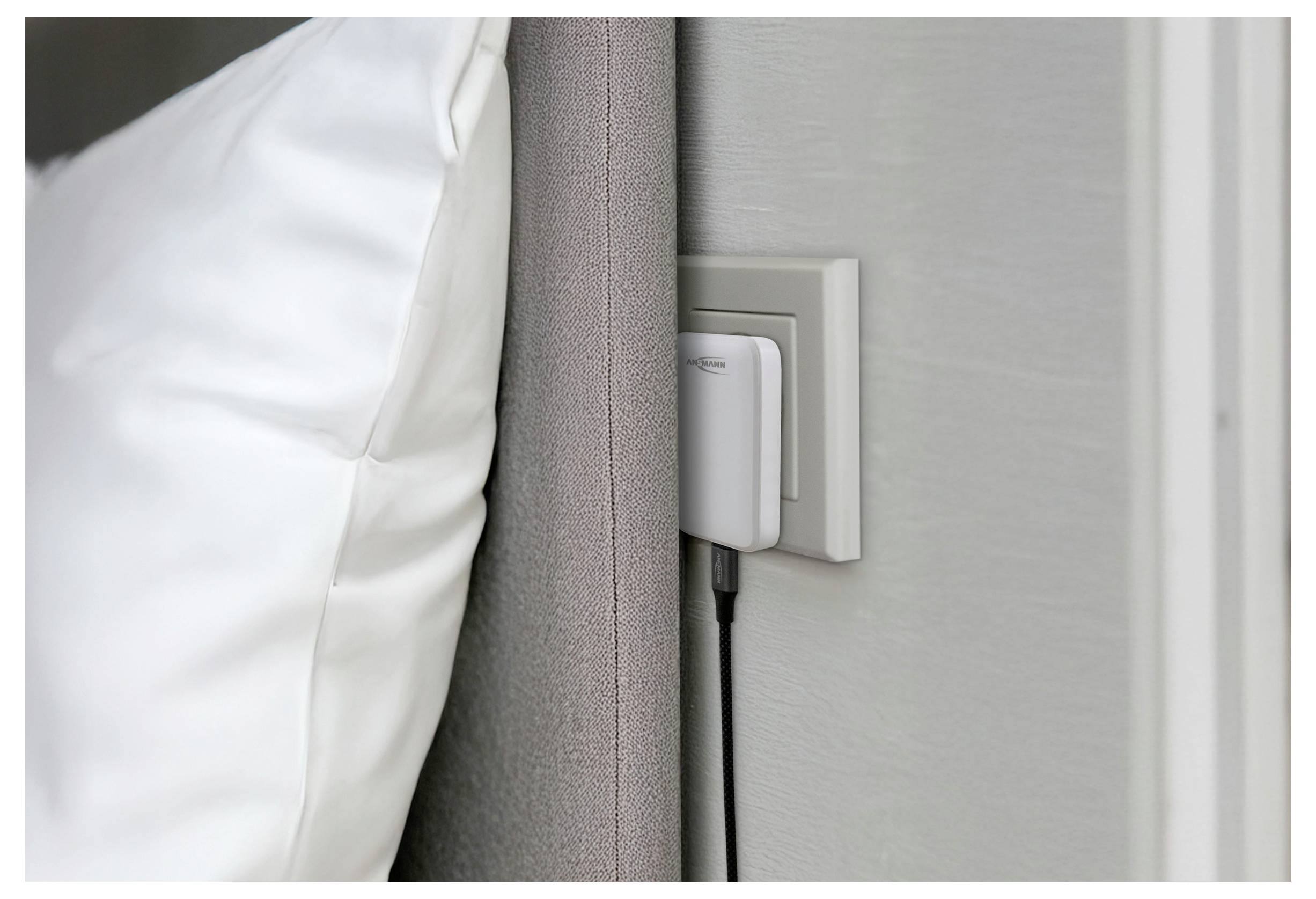 Ansmann USB-C Wandlader 130PD Chargeur USB 30 kW 1x USB-C® PPS, Quick Charge 3.0, Power Delivery 3.0 blanc intérieure chargeur