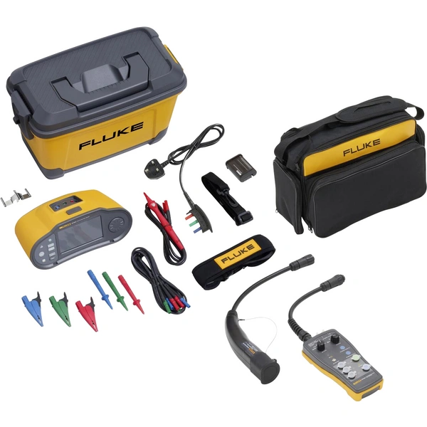 Fluke 1673FC UK/FEV300 Testeur d'installation multifonctions Fluke 1673 FC avec kit d'adaptateur de test pour bornes de recharge Fluke 1673FC UK/FEV300 Testeur d'installation multifonctions Fluke 1673 FC avec kit d'adaptateur de test pour bornes de recharge