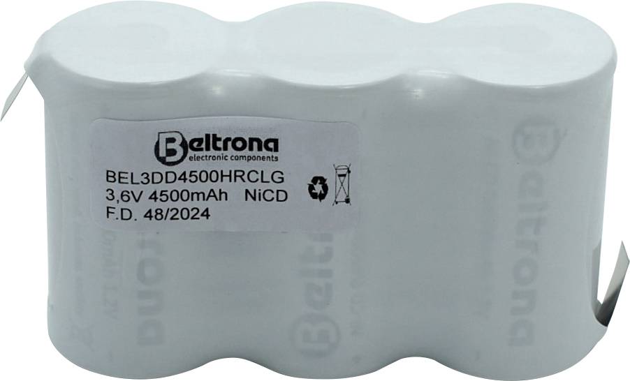 Beltrona BEL3DD4500HRCLG Pile rechargeable spéciale NiCd 3.6 V 4500 mAh 1 pc(s)