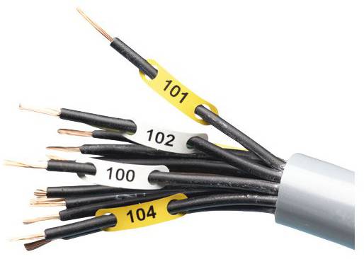 LAPP 83254372 FLEXIMARK® Flexiprint TF0 0.25-0.75YE Étiquettes pour imprimantes à transfert thermique 2000 pc(s)