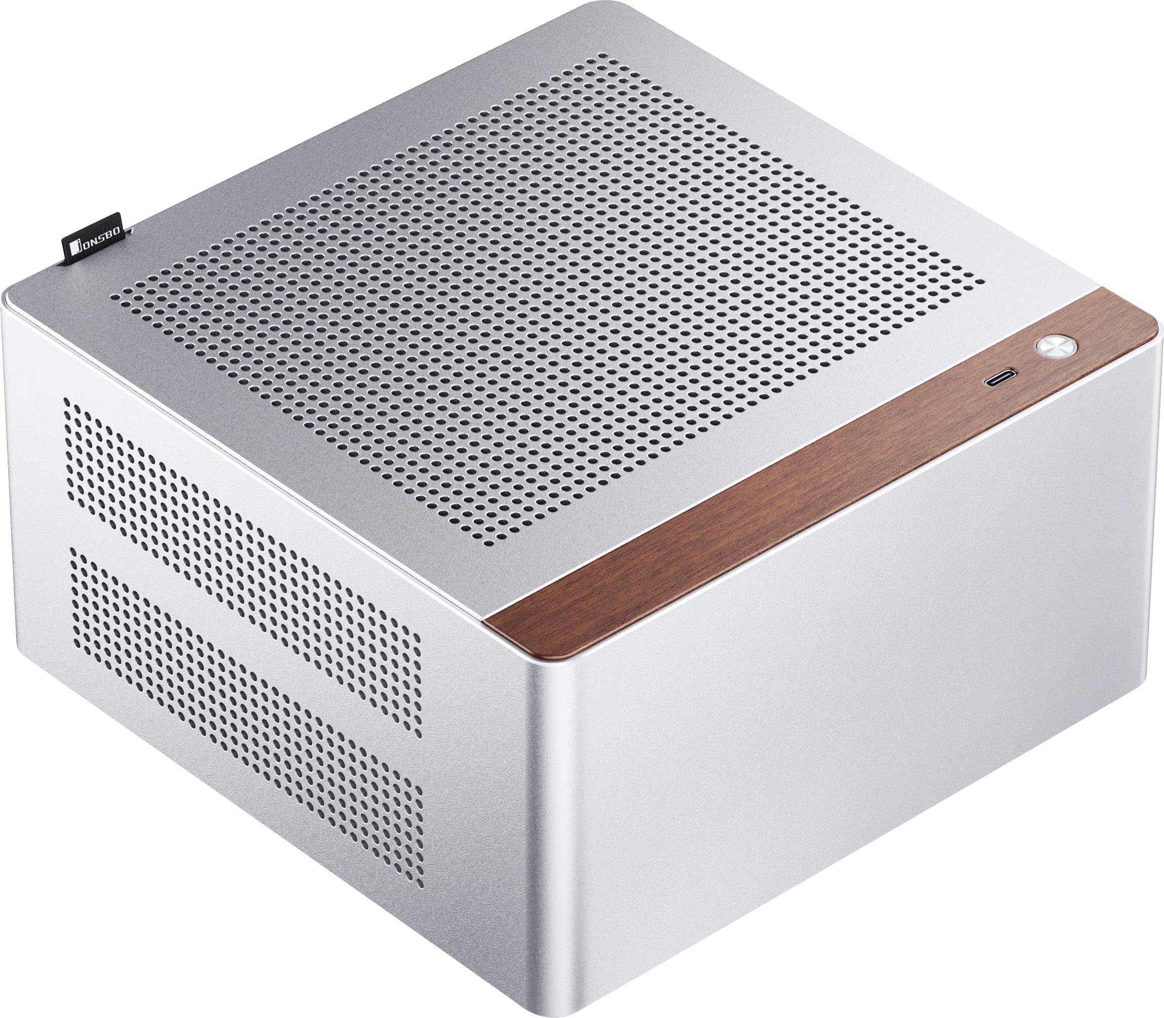 mini-tour Jonsbo Boîtier, Boîtier PC, Boîtier gaming argent