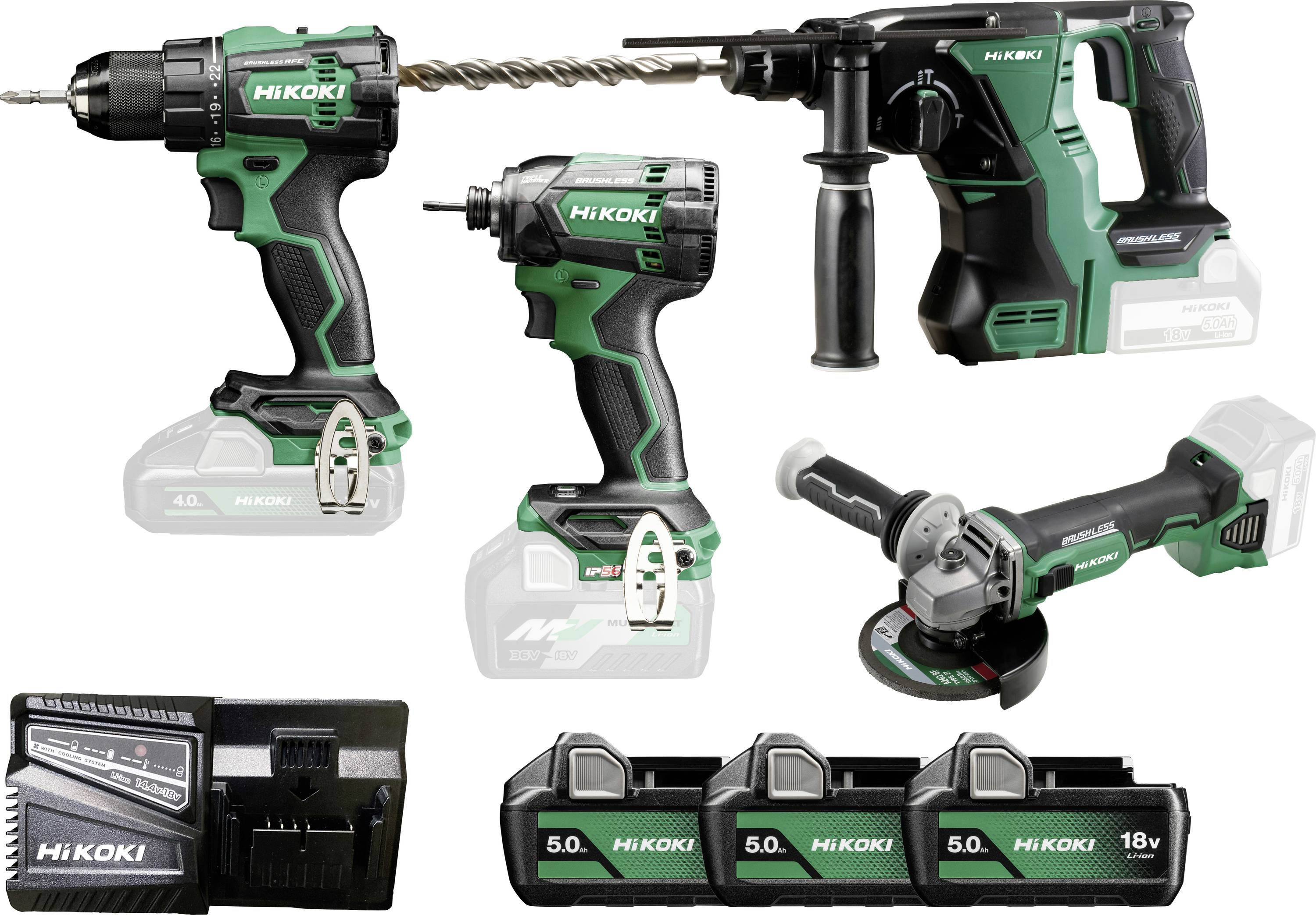 HiKOKI KC18DE KC18DEWHZ Jeu d'outils