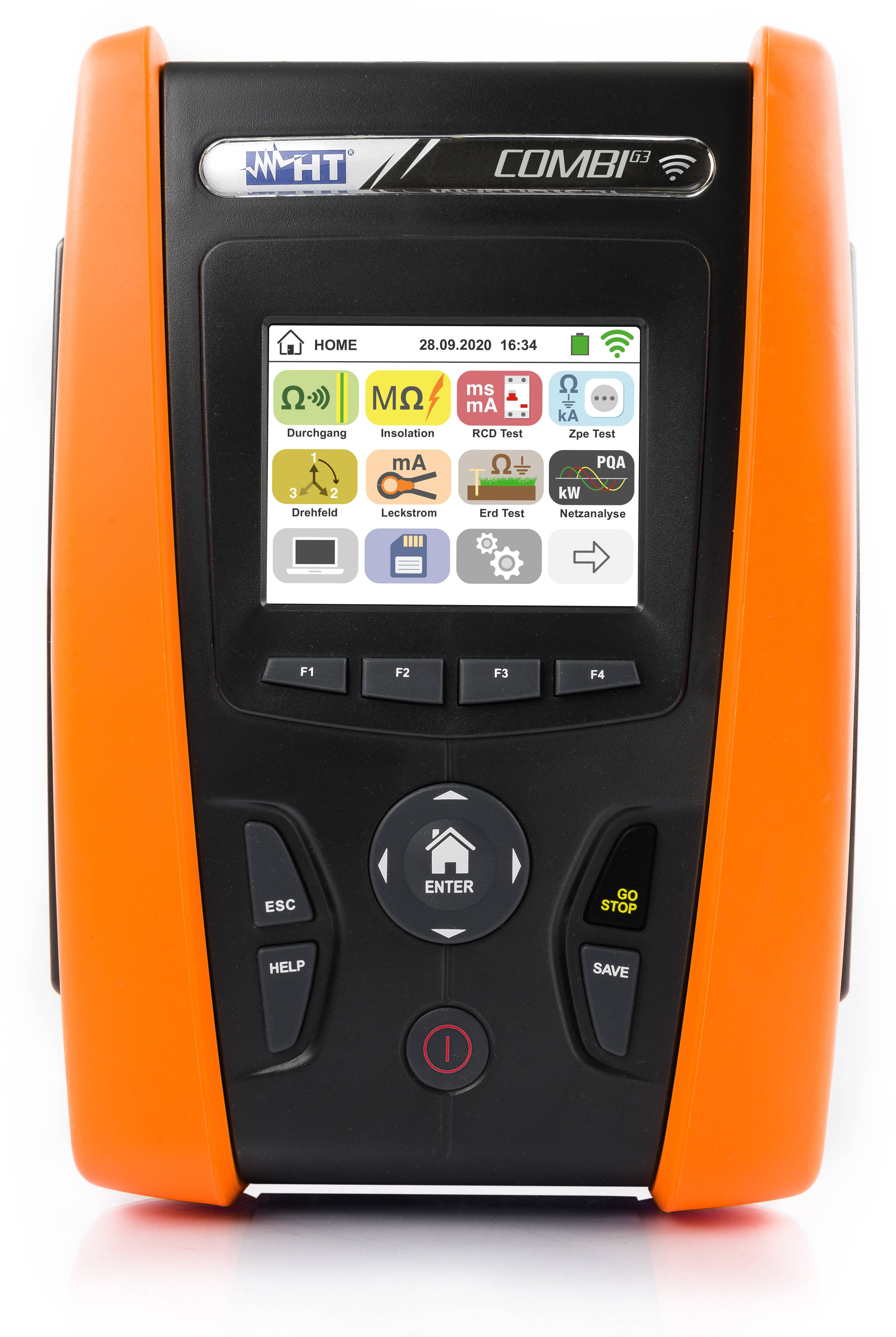 HT Instruments COMBI G3 KIT-VISION Kit testeur d'installation Norme VDE 0413