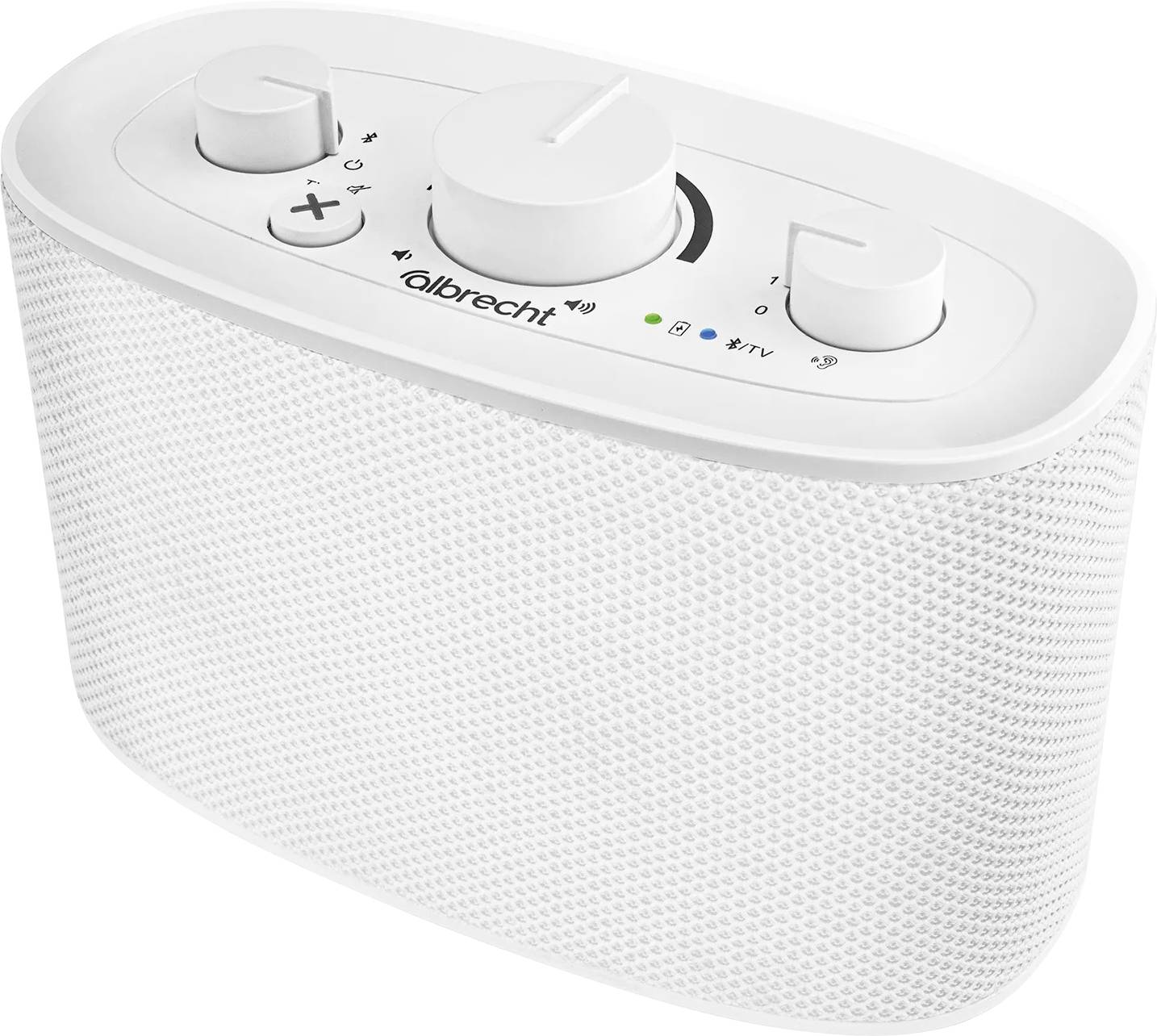 Albrecht KLARO Amplificateur vocal de TV blanc