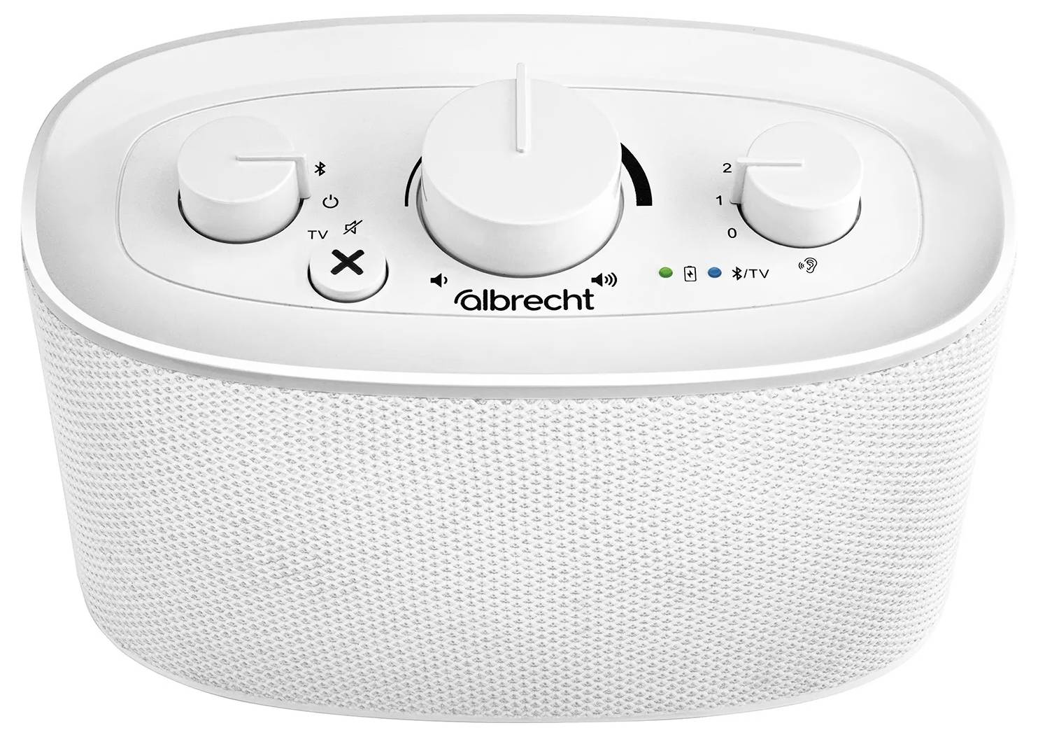 Albrecht KLARO Amplificateur vocal de TV blanc