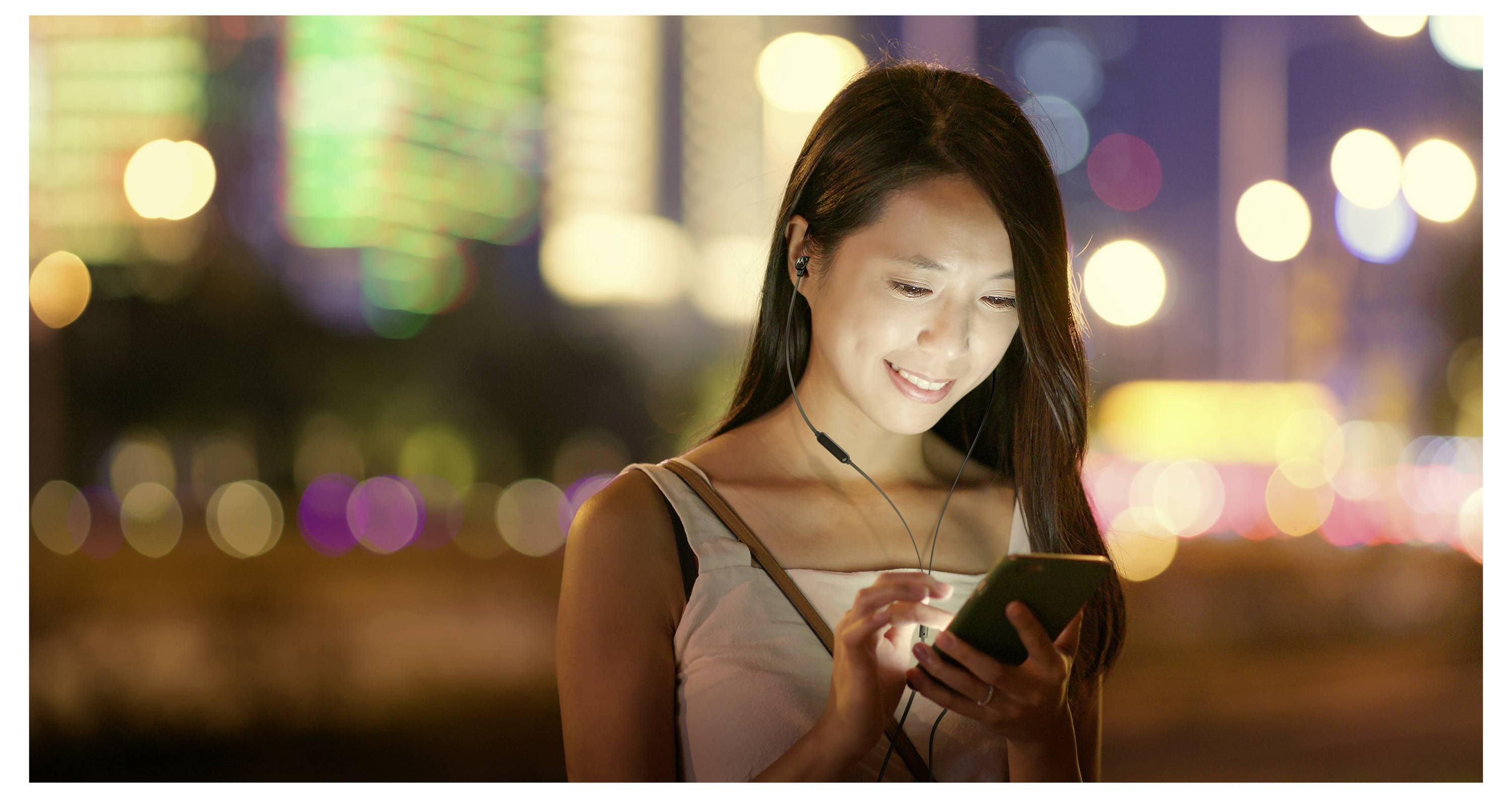 Motorola Écouteurs intra-auriculaires noir mise en sourdine du microphone