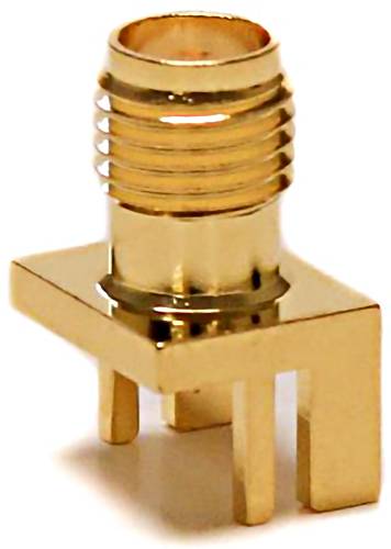 Mueller Electric BU-1420701841 Prise adaptateur SMA femelle - circuit imprimé laiton