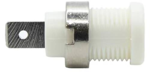 Mueller Electric BU-31610-9 Prise banane Femelle Ø de la broche: 6.4 mm blanc