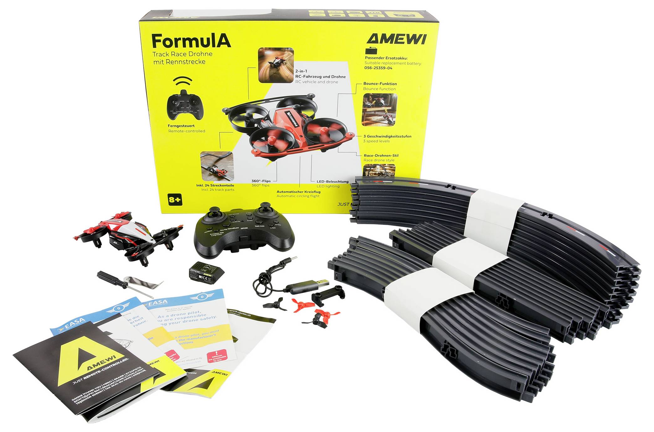 Amewi FormulA Track Race Drone de course prêt à fonctionner (RtR) débutant