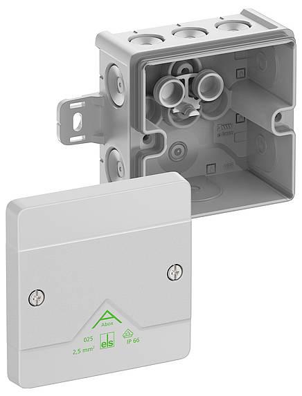 Boîte de raccordement Spelsberg 80240188 (L x l x H) 87 x 87 x 52 mm gris IP66