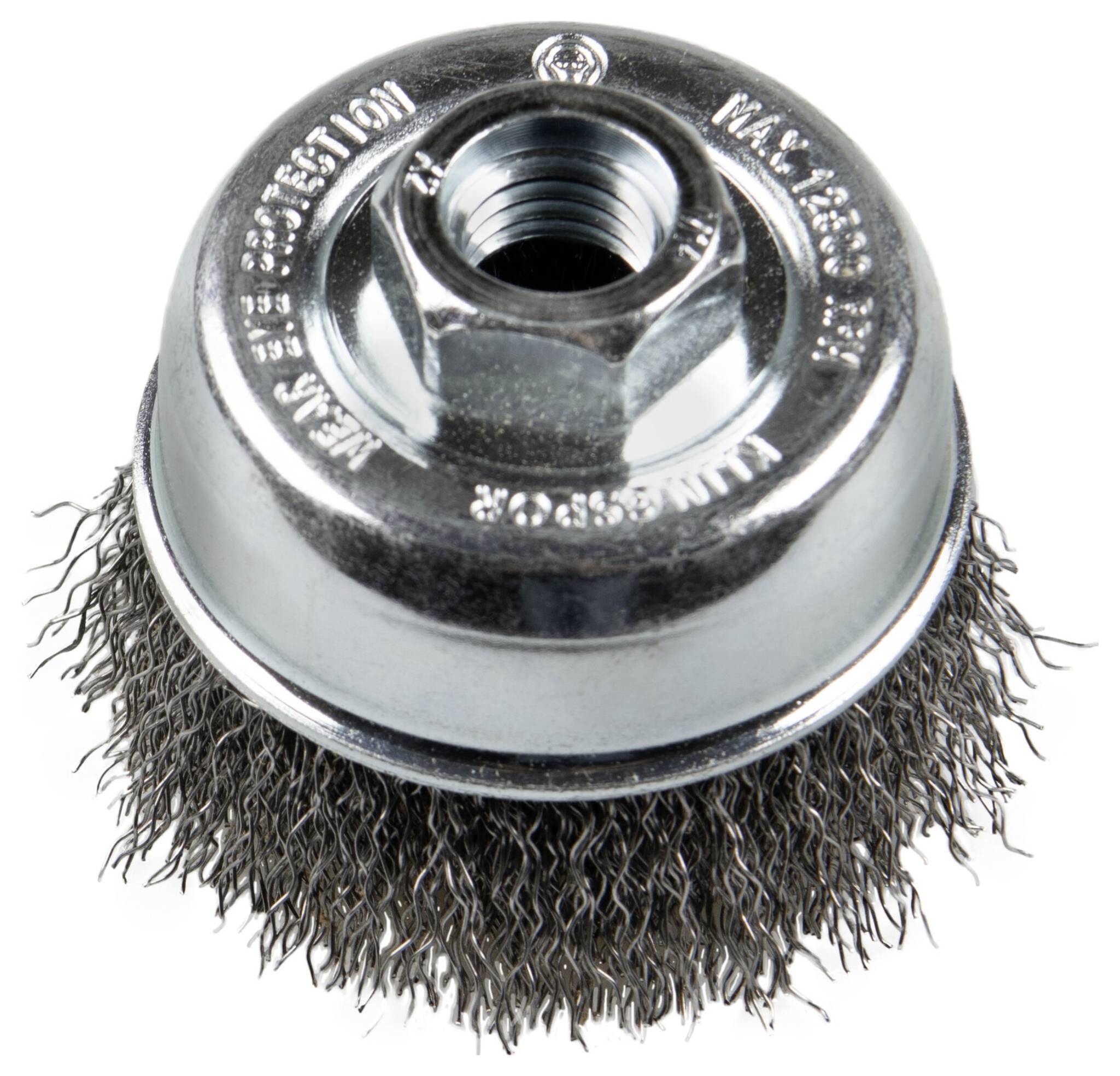 Klingspor BT brosse en pot 600 W, filetage M 14 0,3 acier 100 mm BT 600 W 358375 1 pc(s)