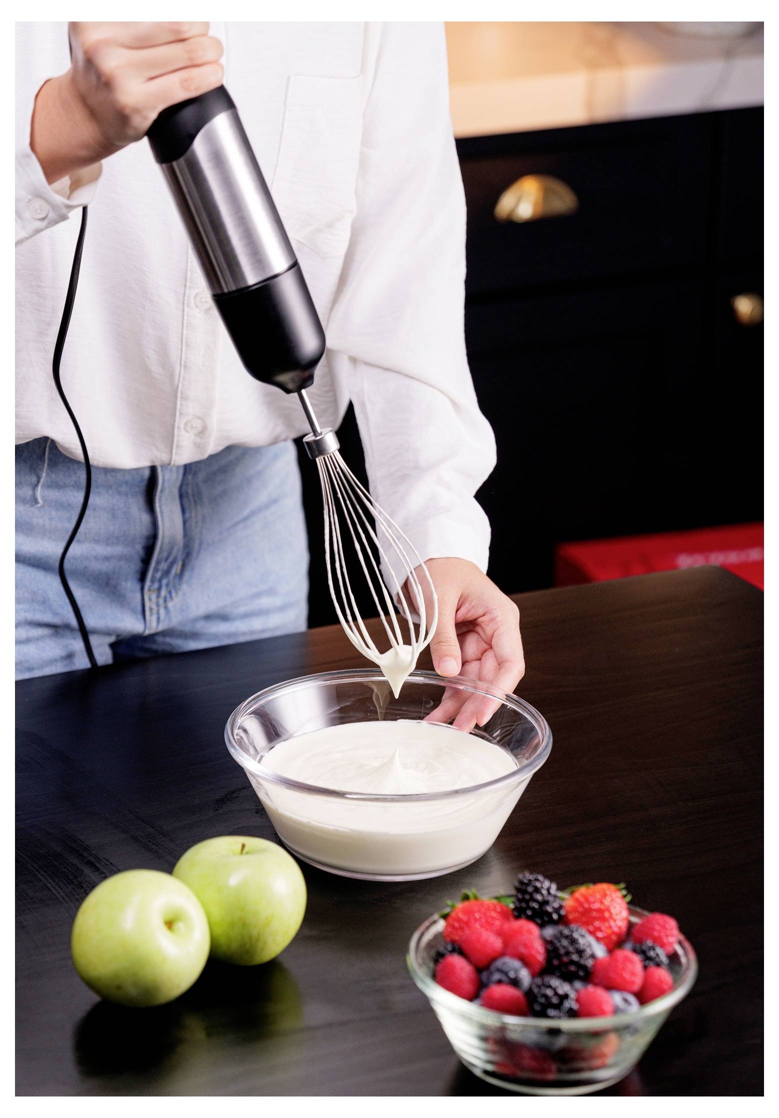 Trisa Dynamic Blade 1500 Mixeur plongeant 1500 W noir, argent