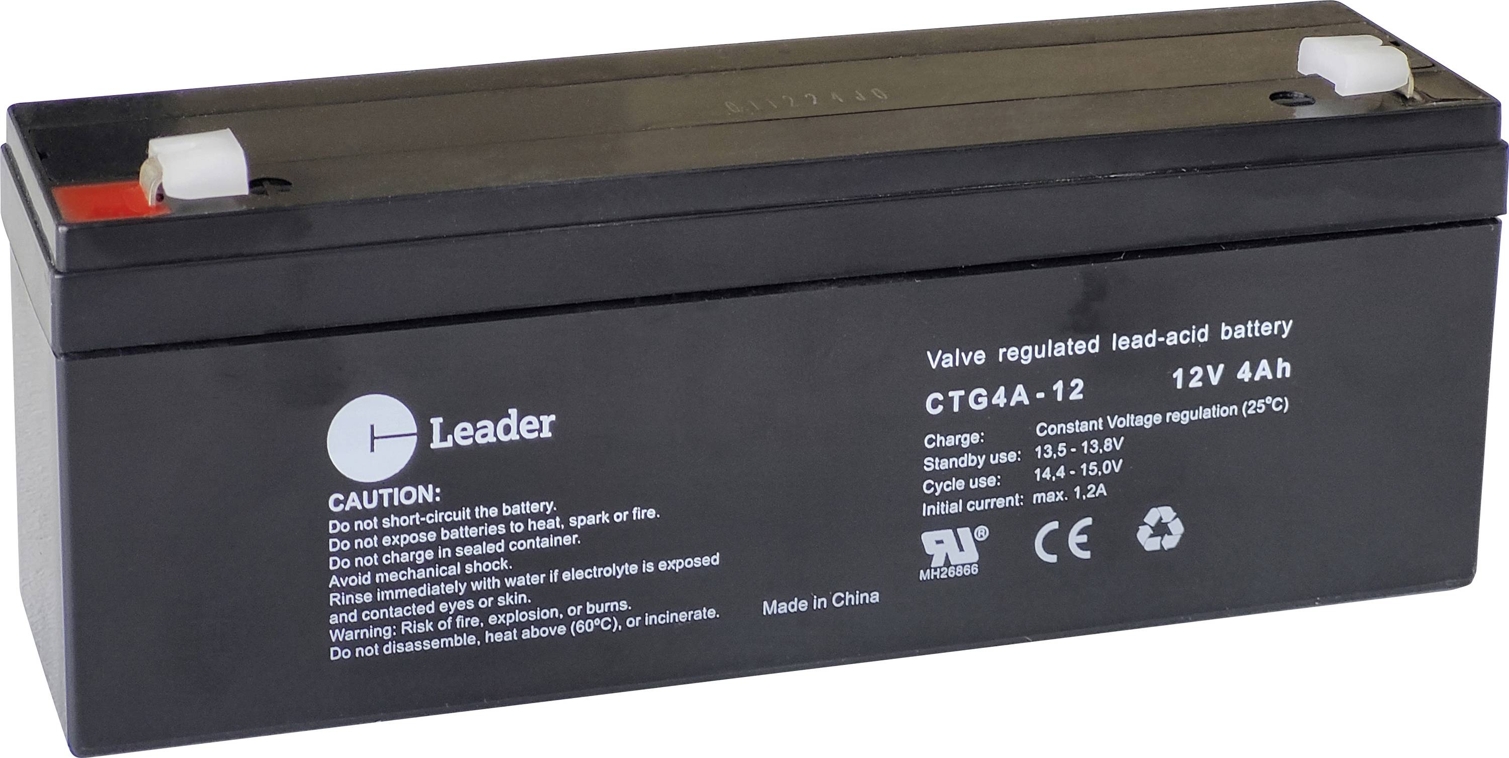 CT Leader CTG4A-12 Batterie au plomb plomb (AGM) 4.0 Ah 12 V 1 pc(s)