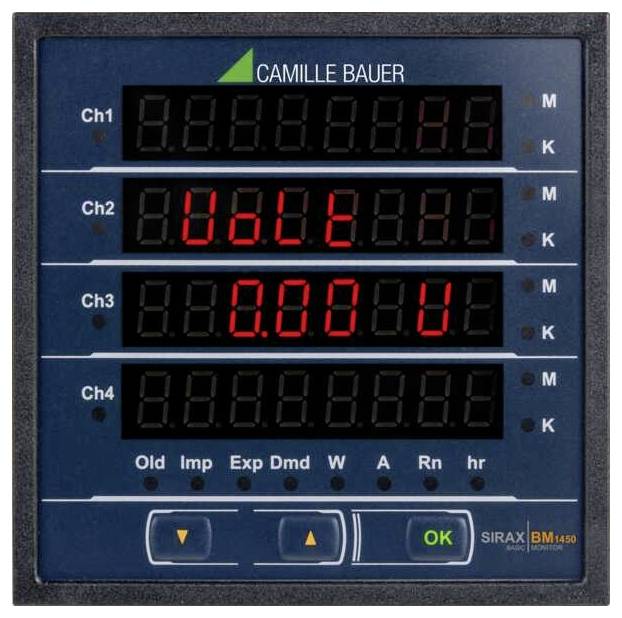 Camille Bauer SIRAX BM1450 201..1000V / 60-300V 485 4R Analyseur de réseau