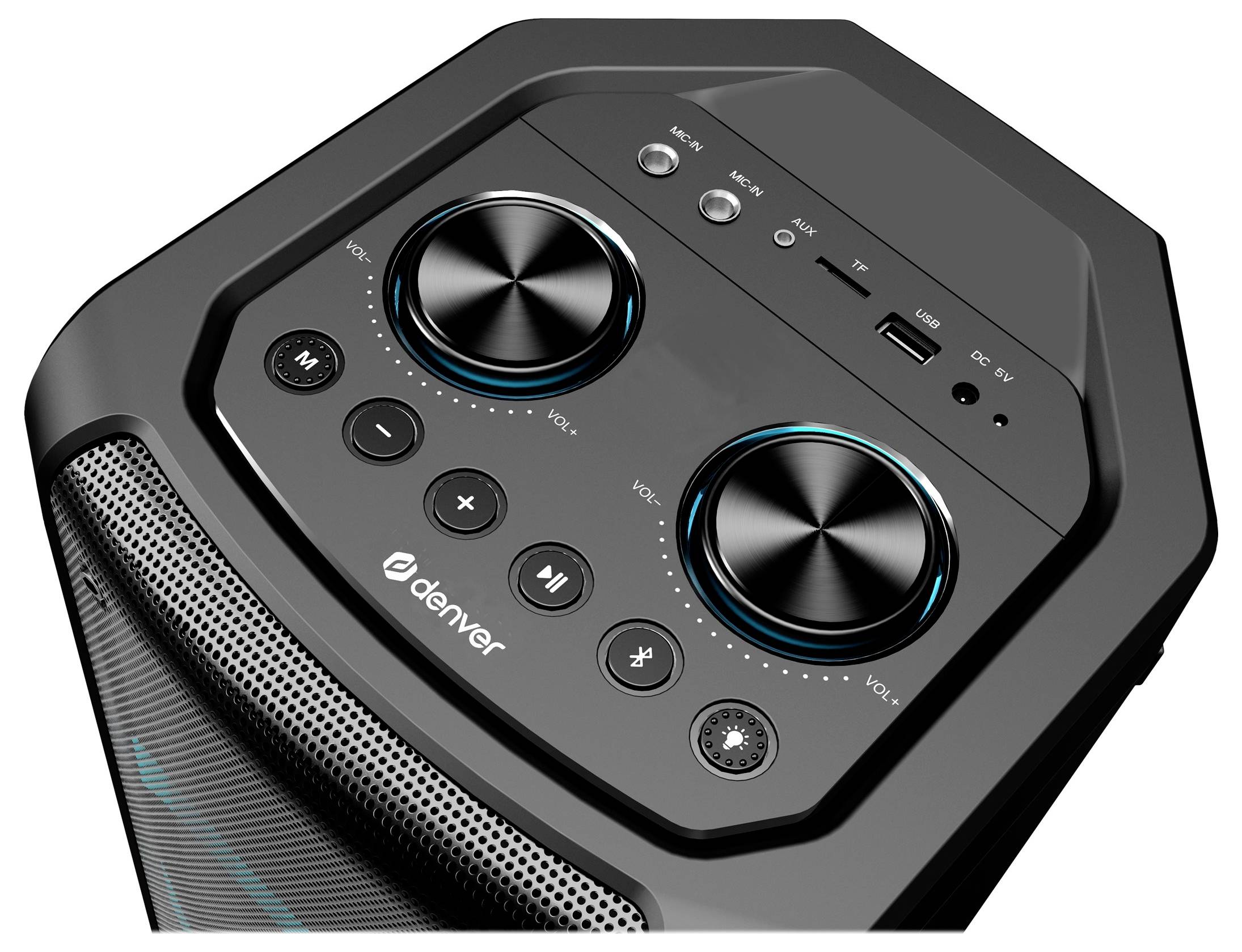 Denver BPS-352 Enceinte Bluetooth AUX, SD, USB noir