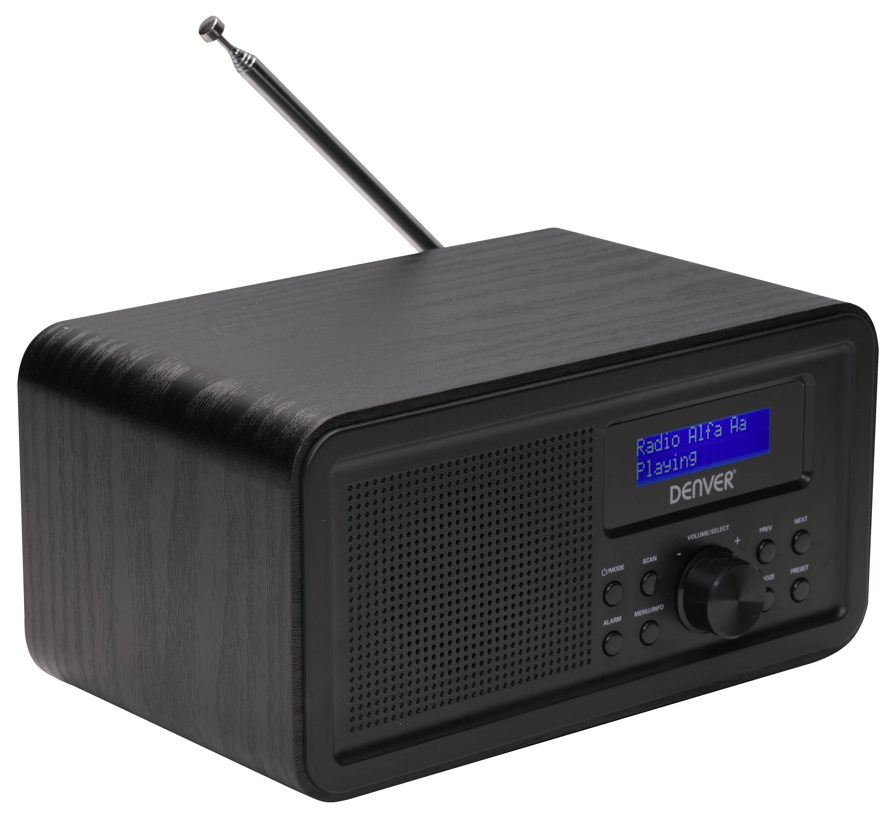 Denver DAB-30B Radio de table DAB, DAB+, FM DAB+ fonction réveil noir